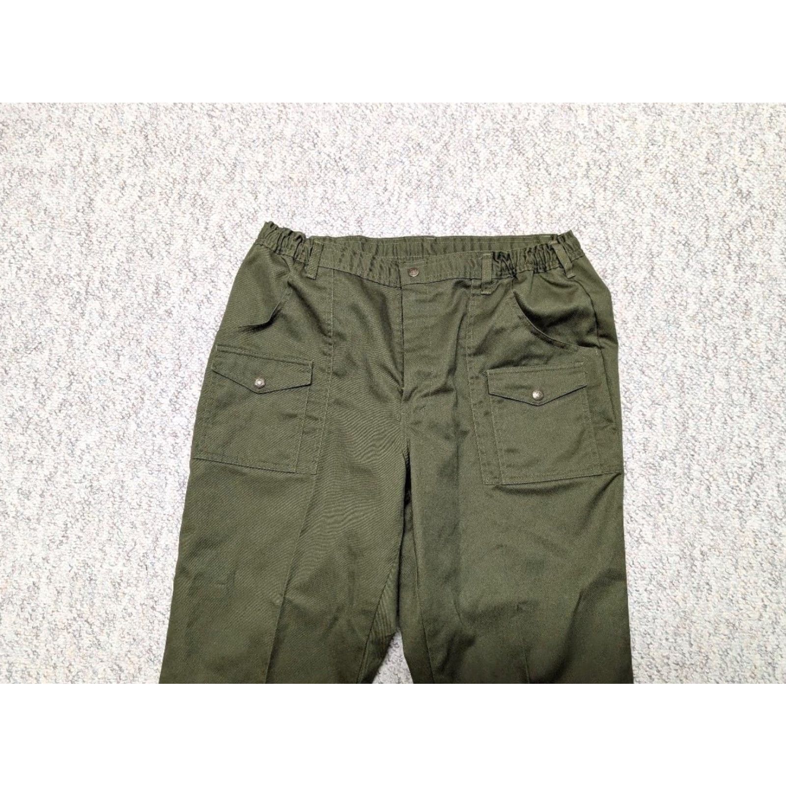 Vintage VINTAGE Boy Scouts of America Pants Cargo Twill Green 38x30 Cotton Size US 38 / EU 54 - 3 Thumbnail