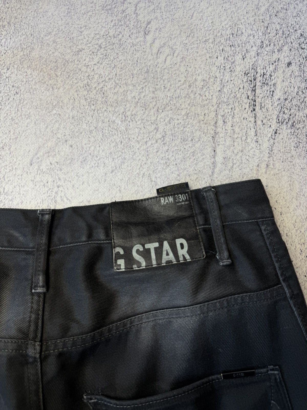 G-Star Rare Vintage G-Star Raw 3D Slim Pants 90's Y2K Size US 33 - 14 Thumbnail
