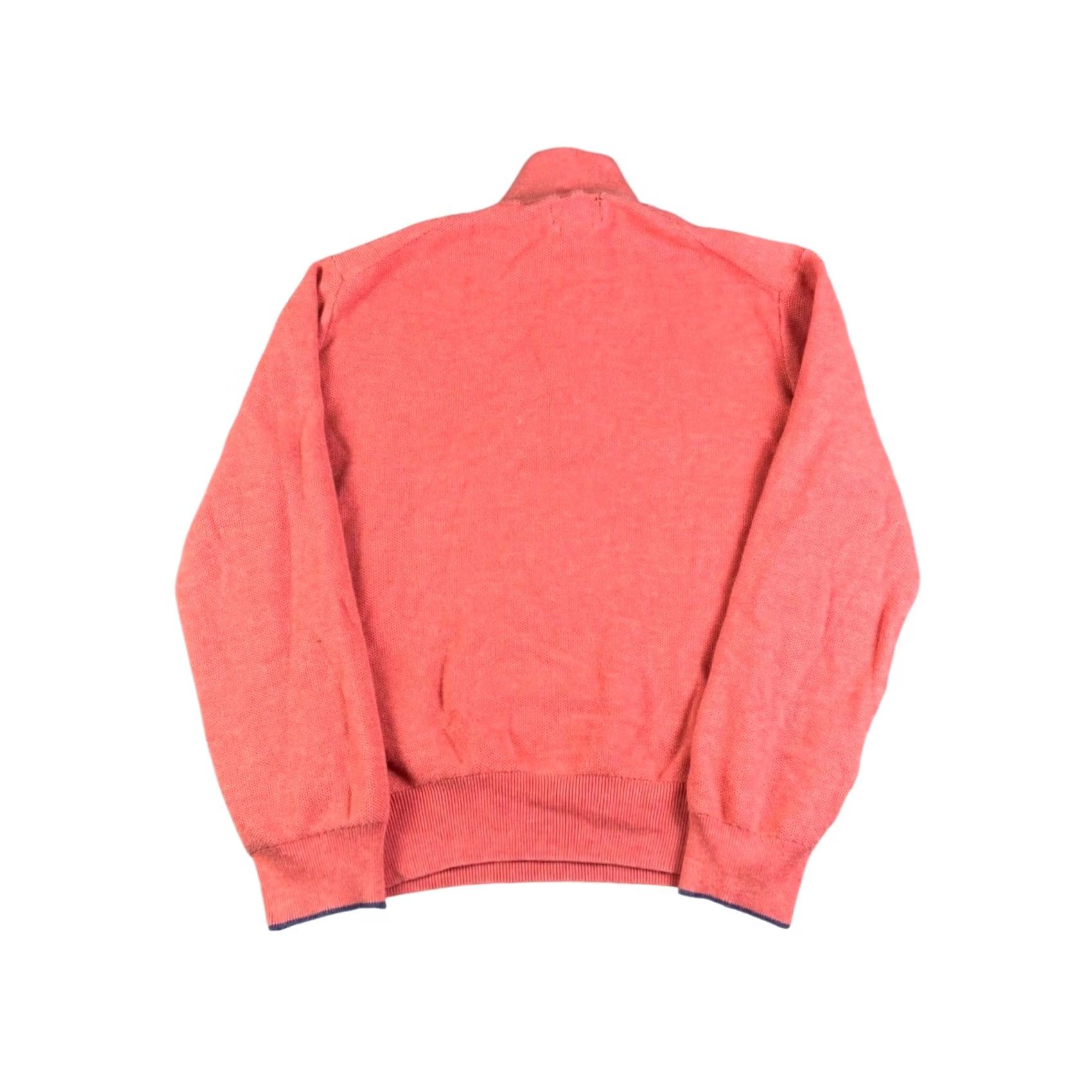 Polo Ralph Lauren Polo Ralph Lauren Pima Cotton Quarter Zip Sweater Coral Pink Mens L Size US L / EU 52-54 / 3 - 2 Thumbnail