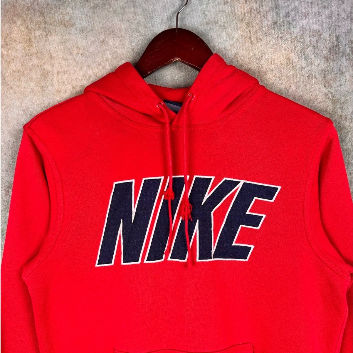 Nike Nike Logo Hoodie Sweatshirt Mens Sz S Red Spell Out Size US S / EU 44-46 / 1 - 5 Thumbnail