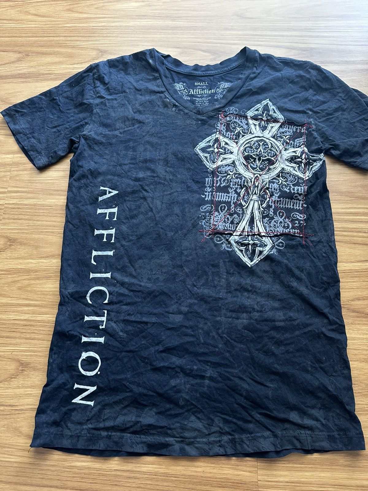 Affliction Crazy Y2K Affliction Wings Cyber Grunge Punk White Tee Size US S / EU 44-46 / 1 - 8 Thumbnail