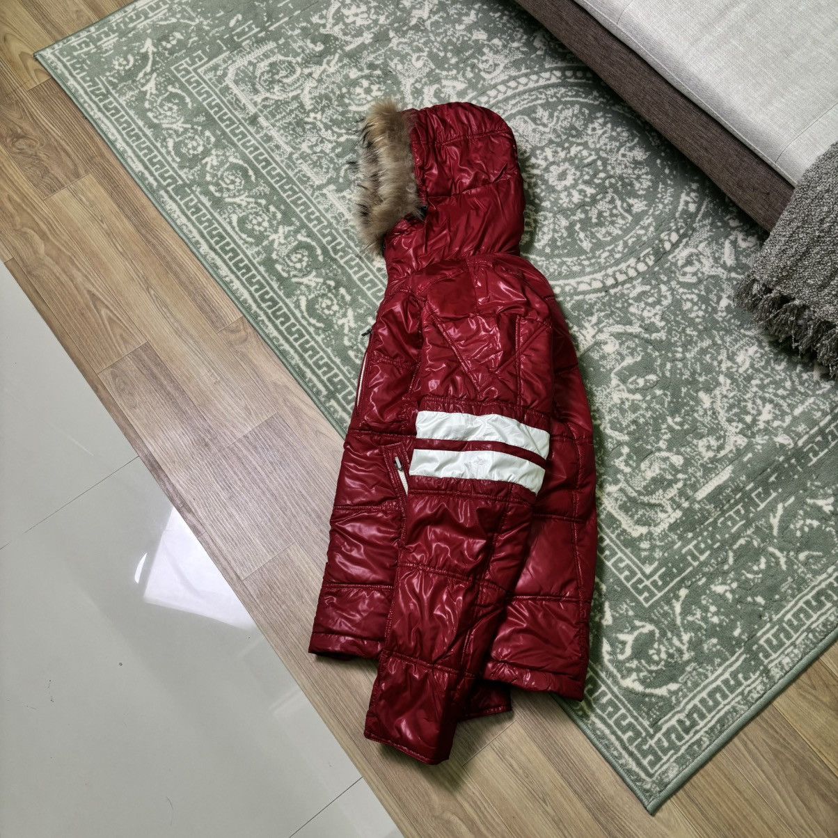If Six Was Nine × Japanese Brand × Le Grande Bleu (L.G.B.) NOTA BENE Fur jacket down puffer IfSixWasNine LGB Style Size US L / EU 52-54 / 3 - 6 Thumbnail