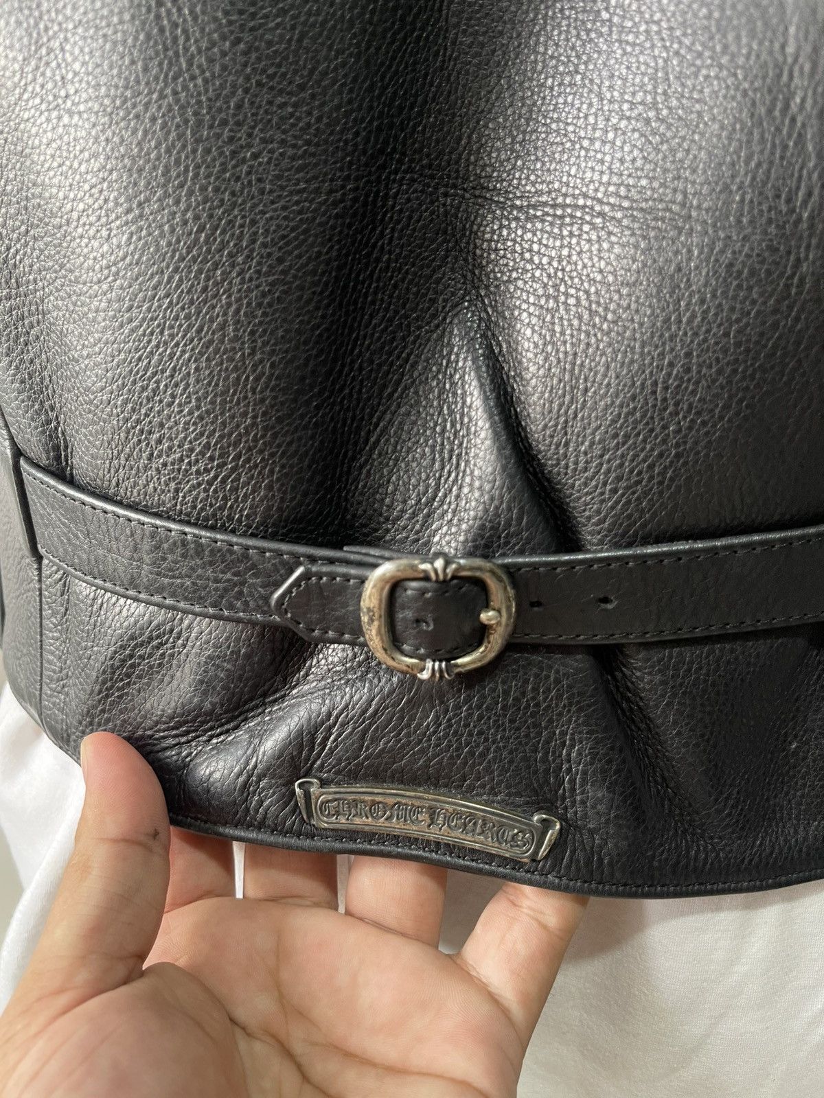 Chrome Hearts 1995 Iconic Chrome Hearts Six Button Leather Vest Size US M / EU 48-50 / 2 - 12 Thumbnail