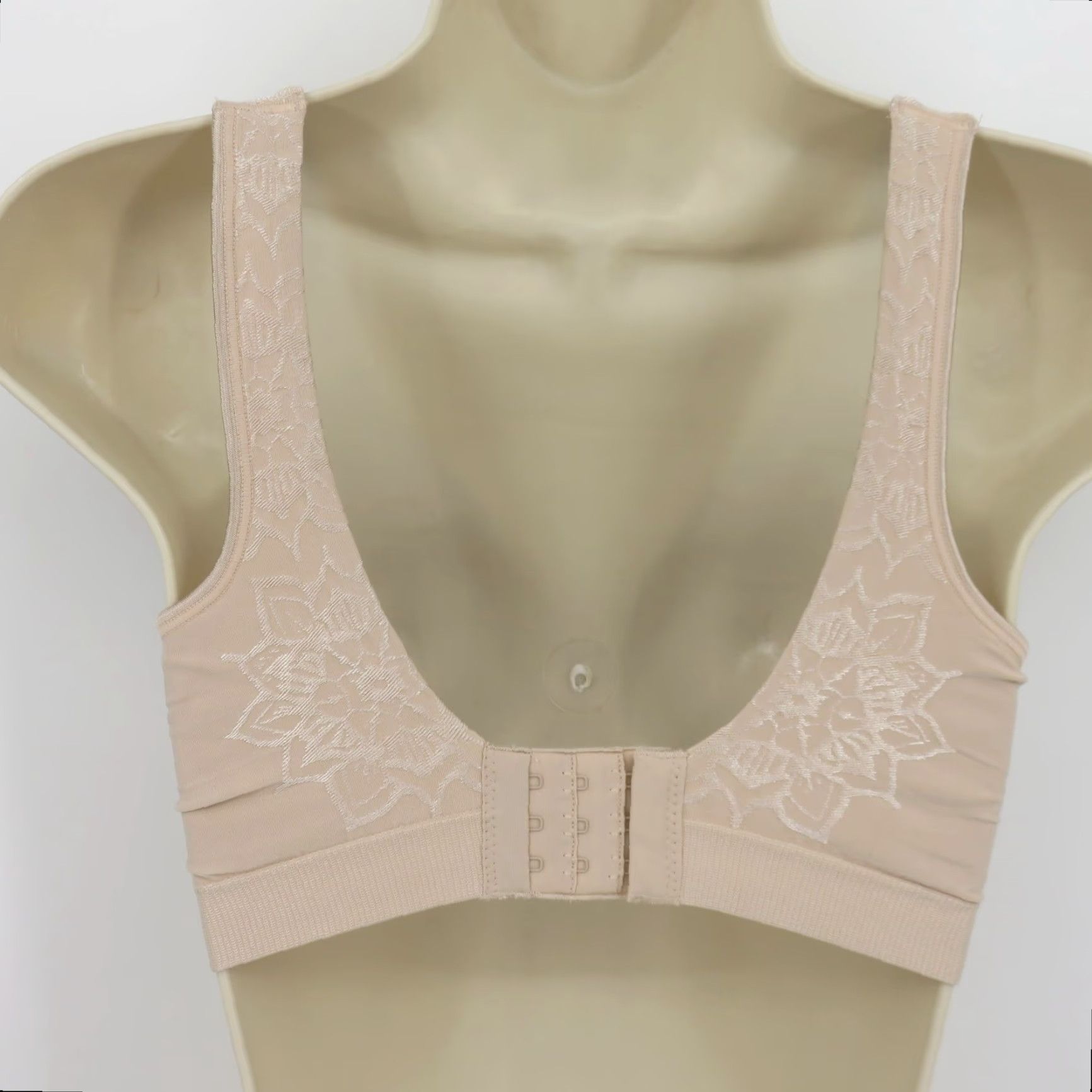 Vintage Bali Women Small DF3484 ComfortRevolution ComfortFlex Wirefree Bra Beige NEW Size ONE SIZE - 7 Thumbnail