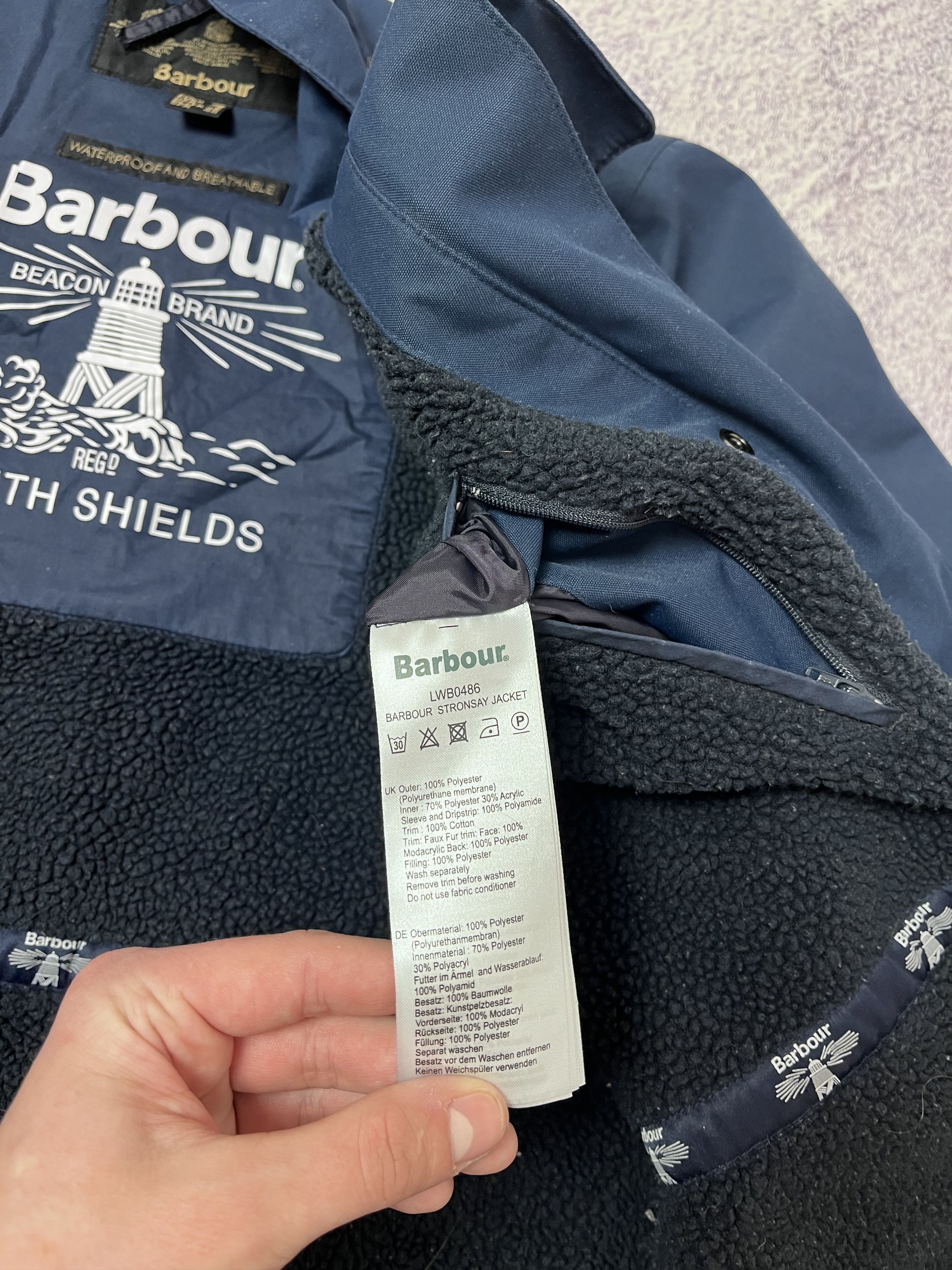 Barbour Women Barbour Stronsay jacket waterproof and breathable uk10 Size M / US 6-8 / IT 42-44 - 12 Thumbnail