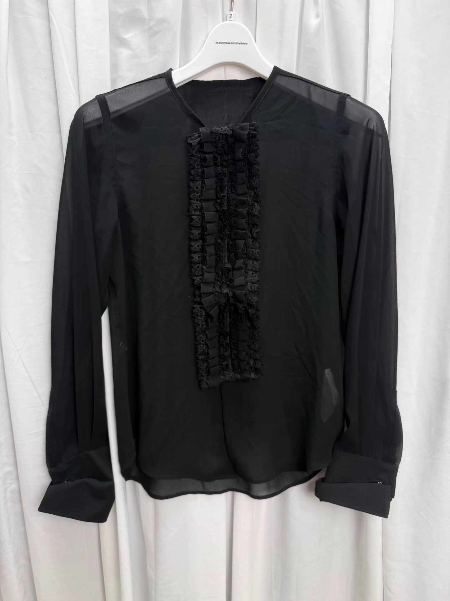 Comme des Garcons Comme des Garçons Sheer Tulle Ruffle Long Sleeve K20 Size XS / US 0-2 / IT 36-38 - 1 Thumbnail