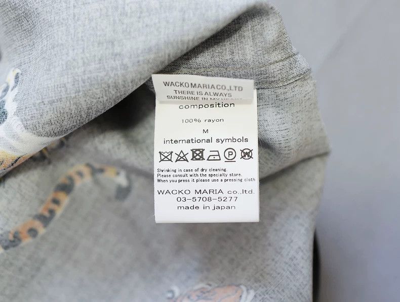 Wacko Maria Wacko maria New tim lehi shirt 21ss Short Sleeve Shirt Tig Size US M / EU 48-50 / 2 - 5 Thumbnail