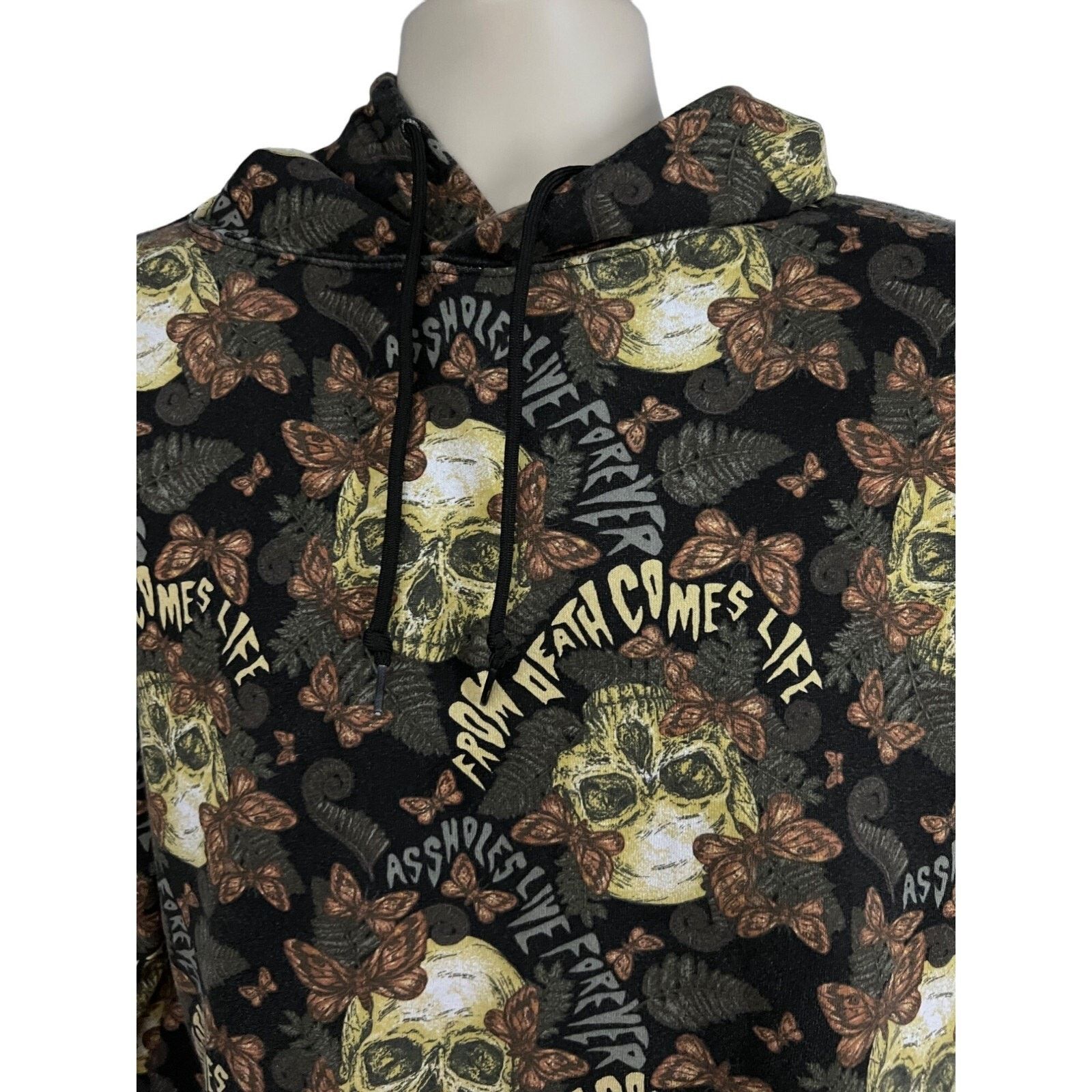 Other Assholess Live Forever Graphic Hoodie Sweatshirt M Pocket Size US M / EU 48-50 / 2 - 4 Thumbnail