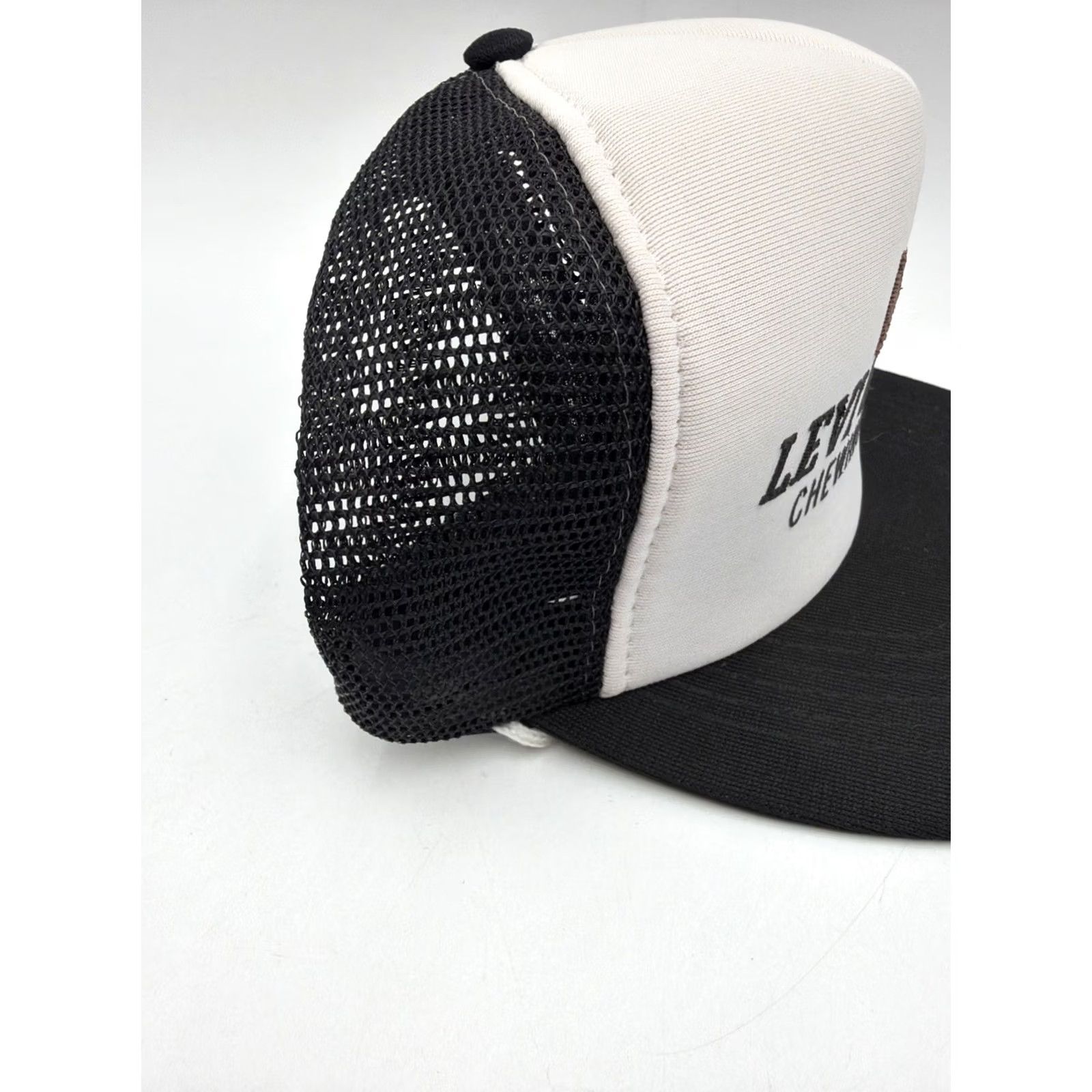 Vintage VINTAGE Levi Garrett Chewing Tobacco Snapback Hat M/L Men Brown Black White USA 80s Patch Adjustable Mens Size ONE SIZE - 6 Thumbnail