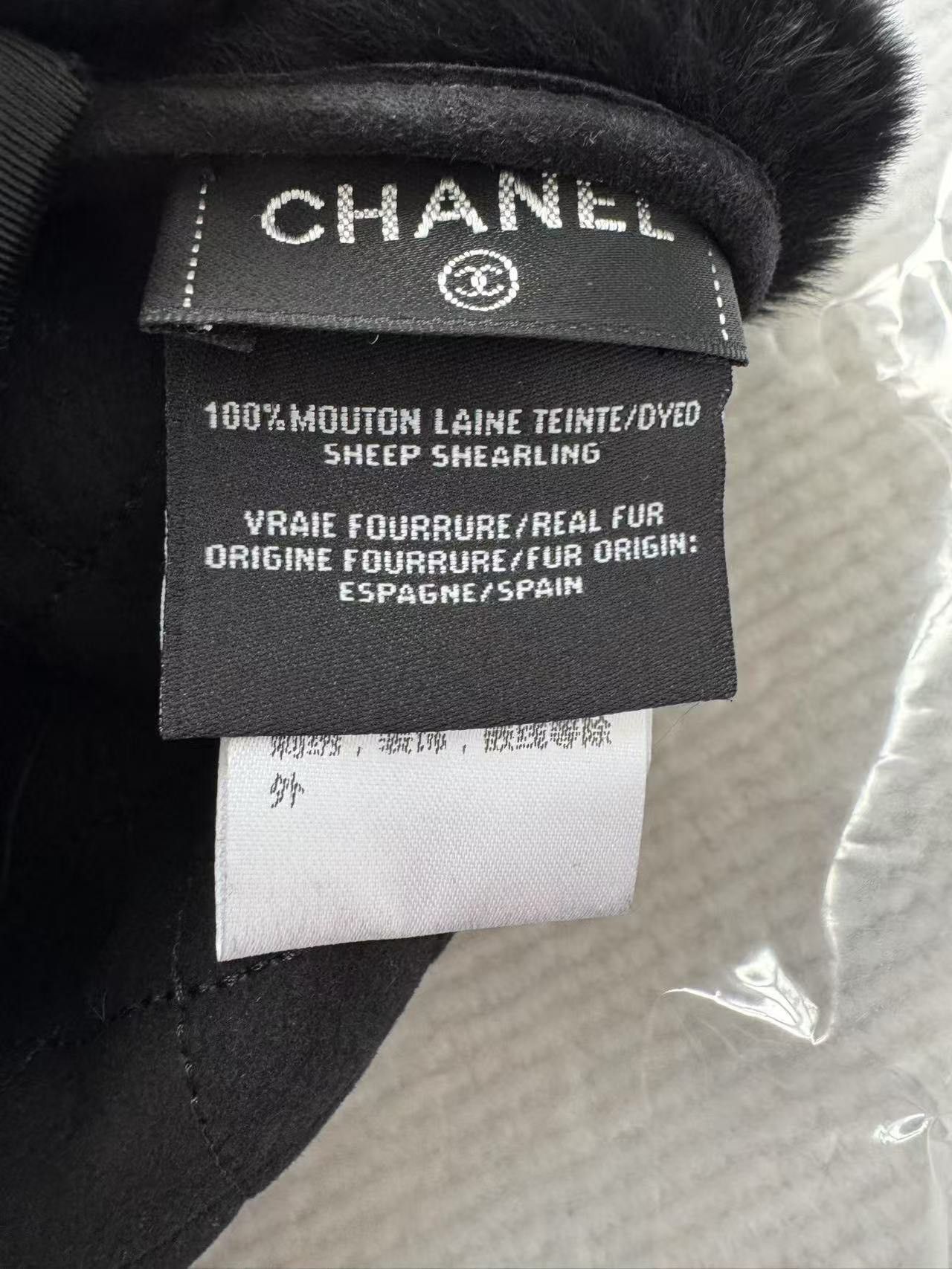Chanel Chanel Black Hat Size ONE SIZE - 5 Thumbnail