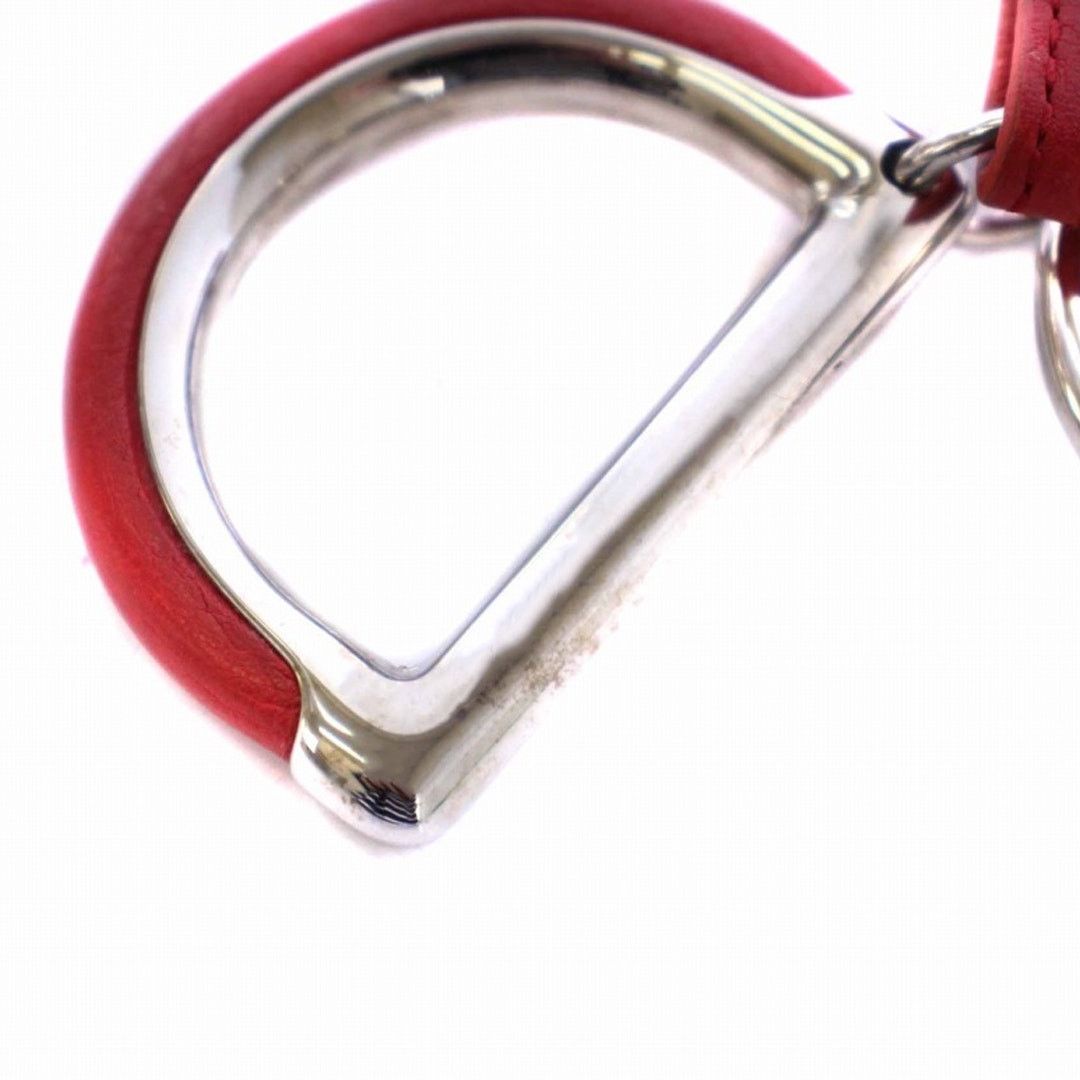 Dior Christian Dior Red Leather Keychain Charm Authentic Size ONE SIZE - 4 Thumbnail