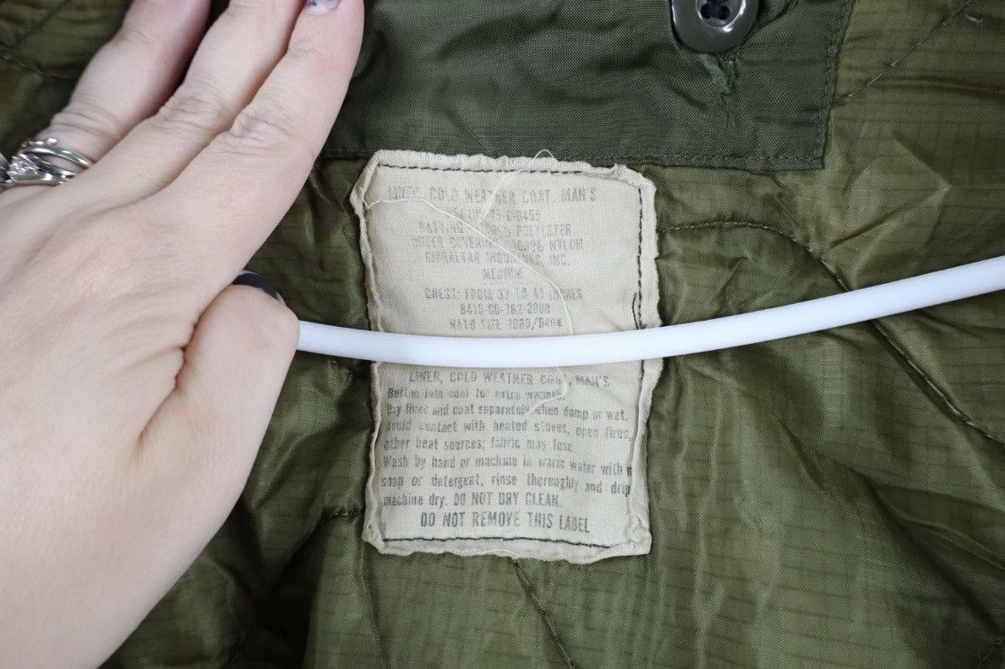 Vintage Overdyed 70’s Military Issued M65 Jacket Size US M / EU 48-50 / 2 - 8 Thumbnail