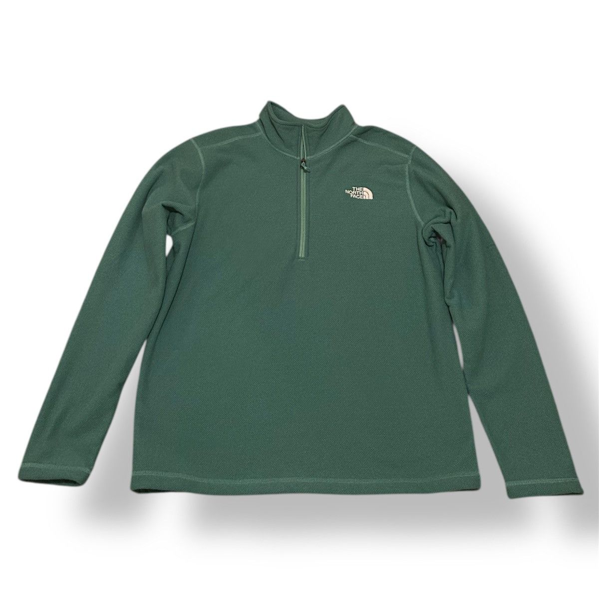 The North Face The North Face Green Blue Half-Zip Fleece Sweater Size Large Size US L / EU 52-54 / 3 - 1 Thumbnail