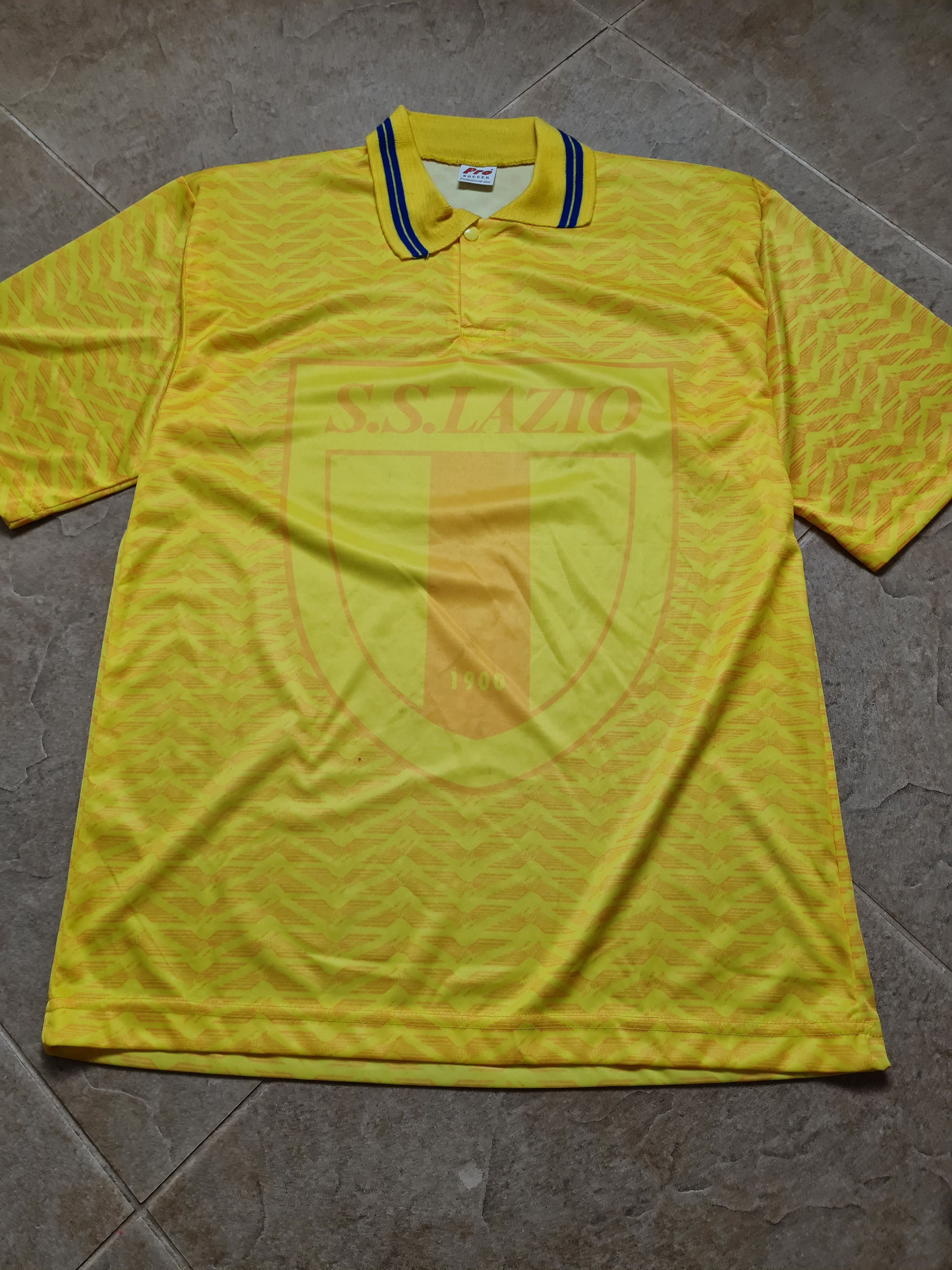 Other Vintage Jersey S.S. Lazio Pro Big Logo Soccer t-shirts 90x Size US L / EU 52-54 / 3 - 6 Thumbnail