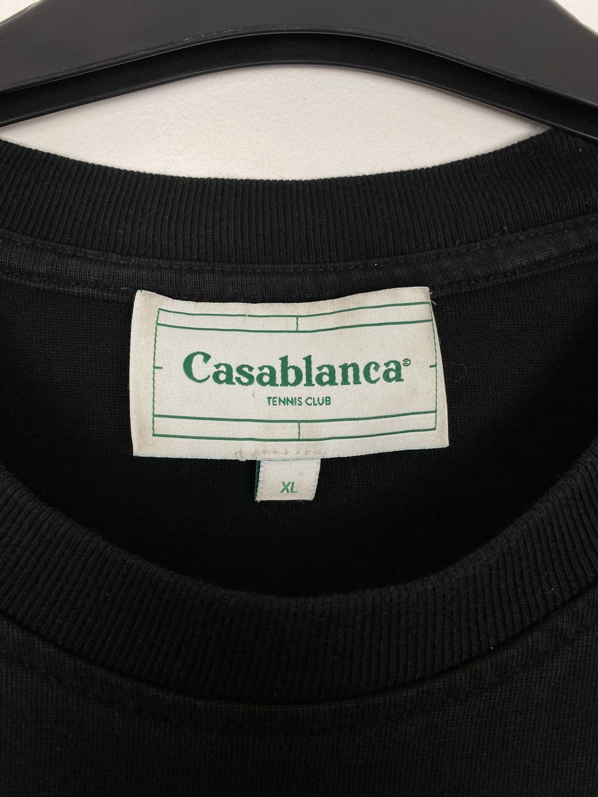 Casablanca Casablanca ‘Vue De L’Arche’ Tennis Club t-shirt XL baggy tee Size US XL / EU 56 / 4 - 3 Thumbnail