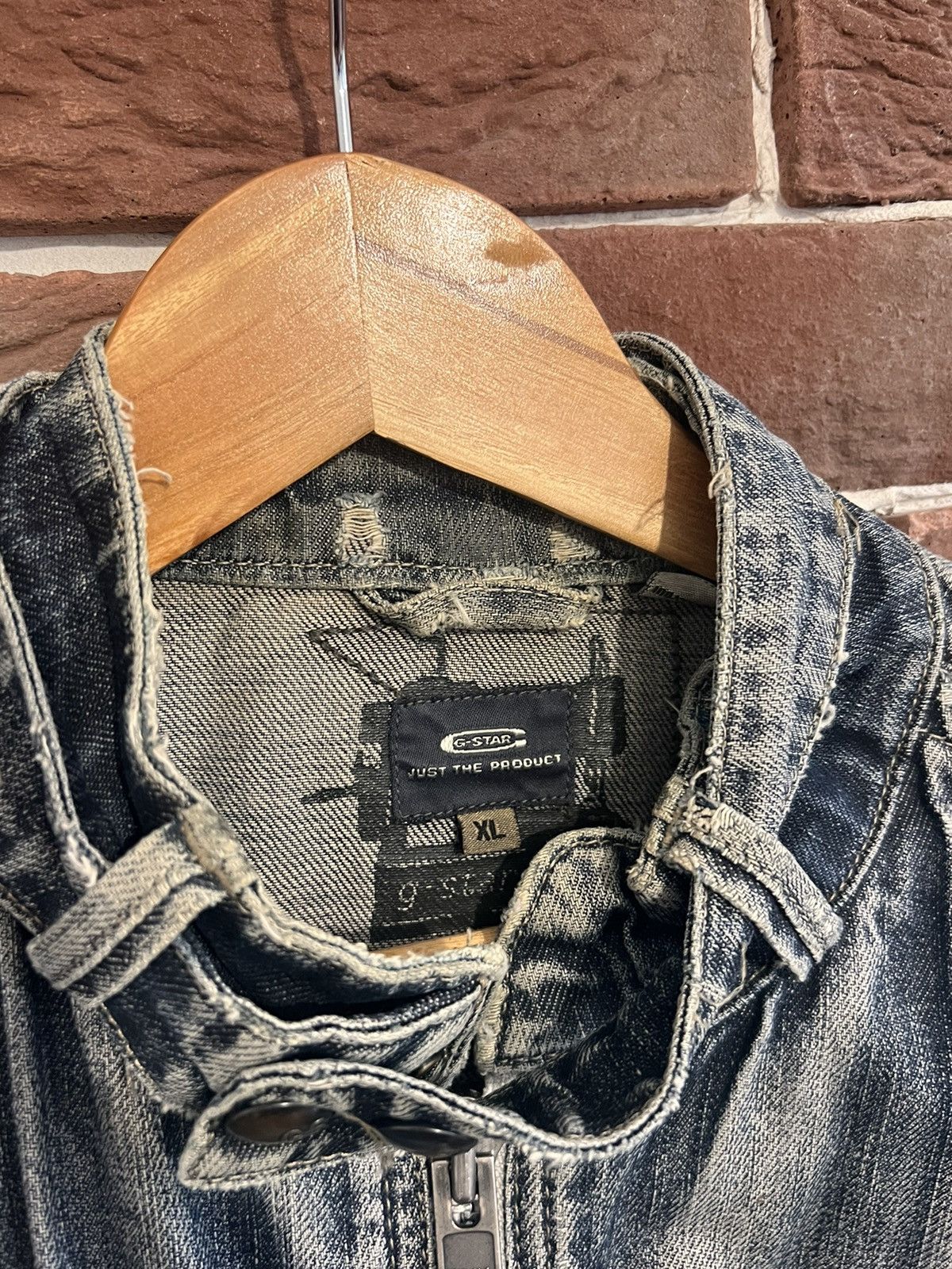G-Star G Star Raw Cargo Multpocket Distressed Denim Jacket XL Size US XL / EU 56 / 4 - 9 Thumbnail