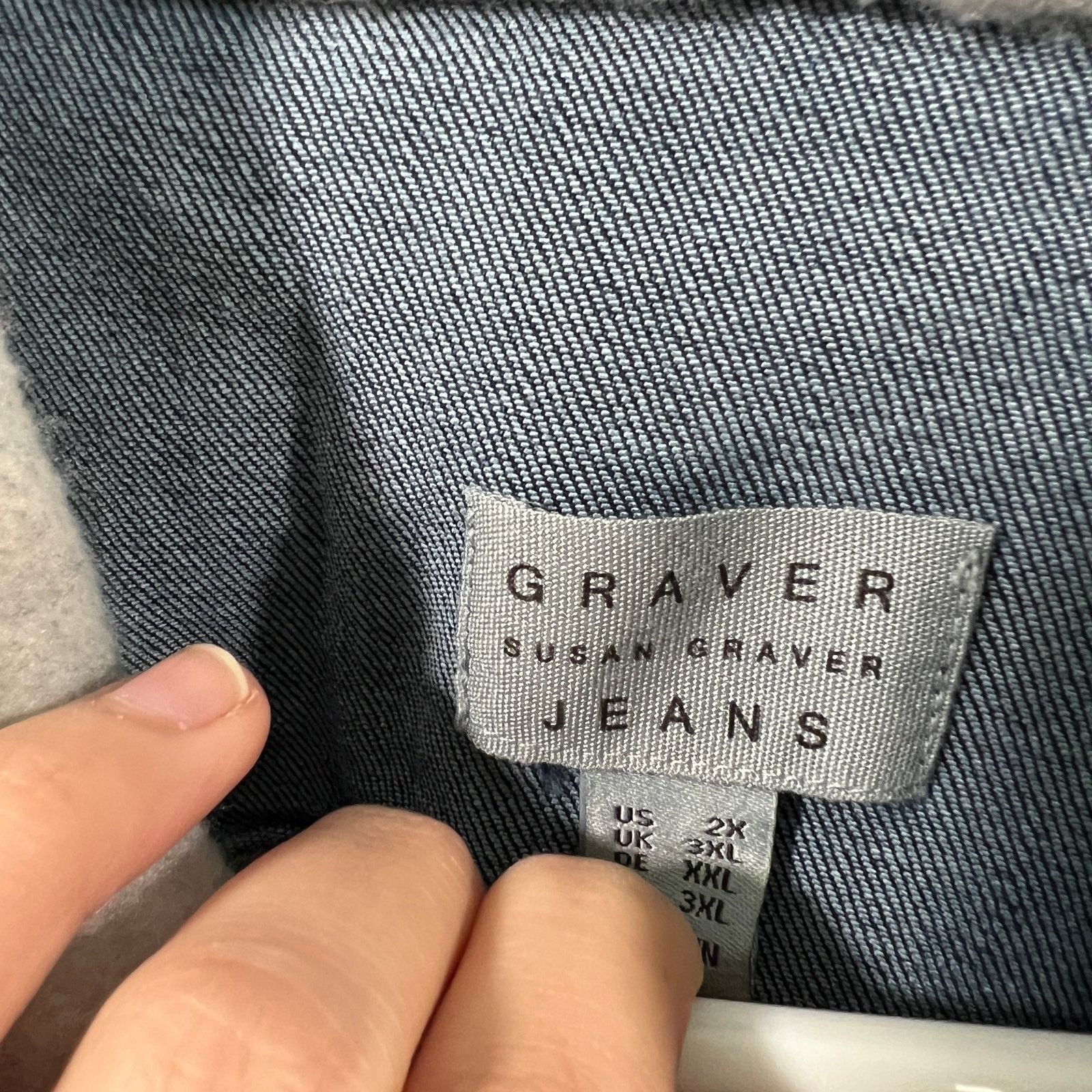 Other GRAVER by Susan Graver Stretch Denim & French Terry Size XXL / US 16-18 / IT 52-54 - 3 Thumbnail