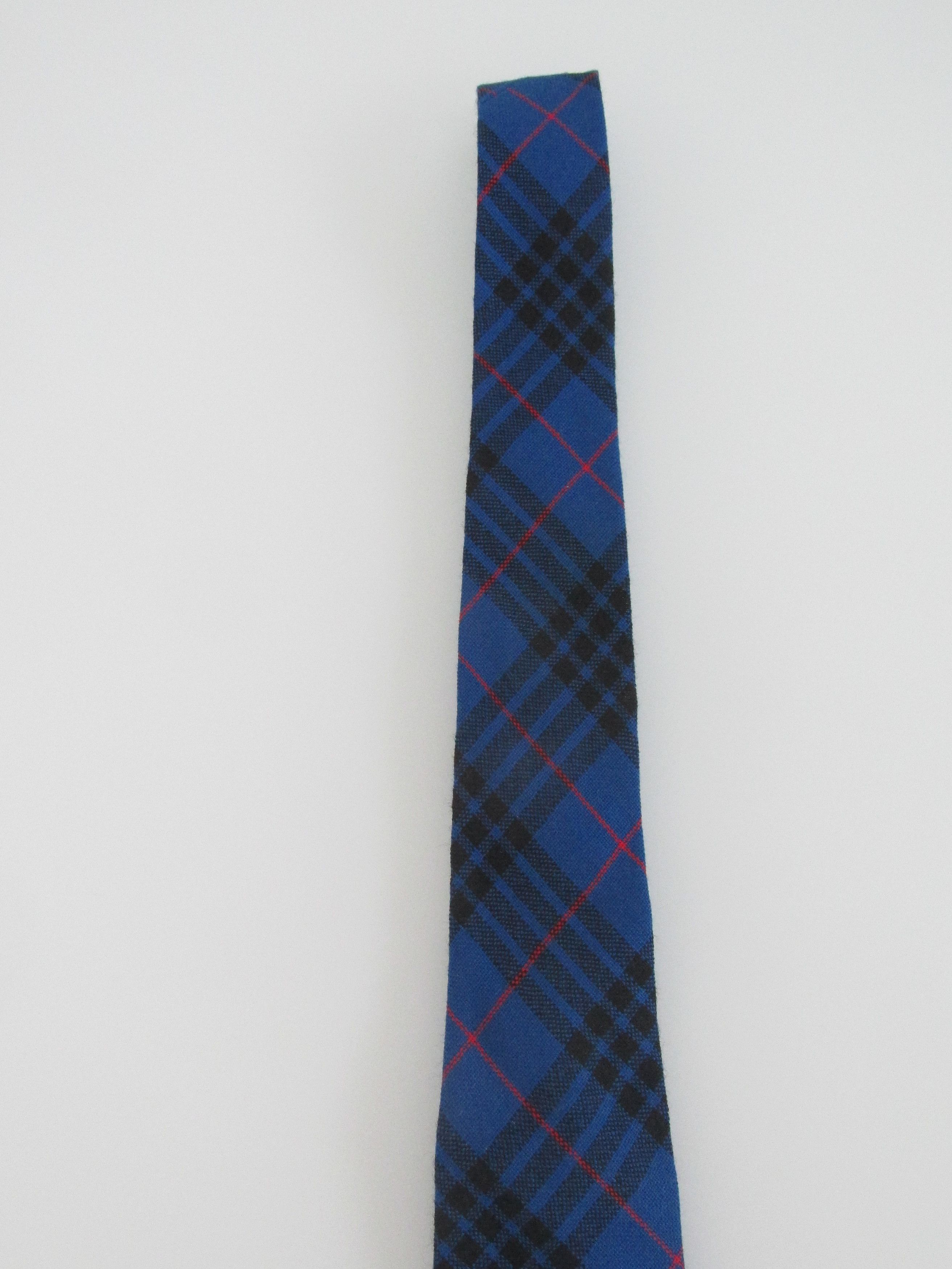 Other Vintage Wool Tartan Plaid Men's Tie Size ONE SIZE - 3 Thumbnail