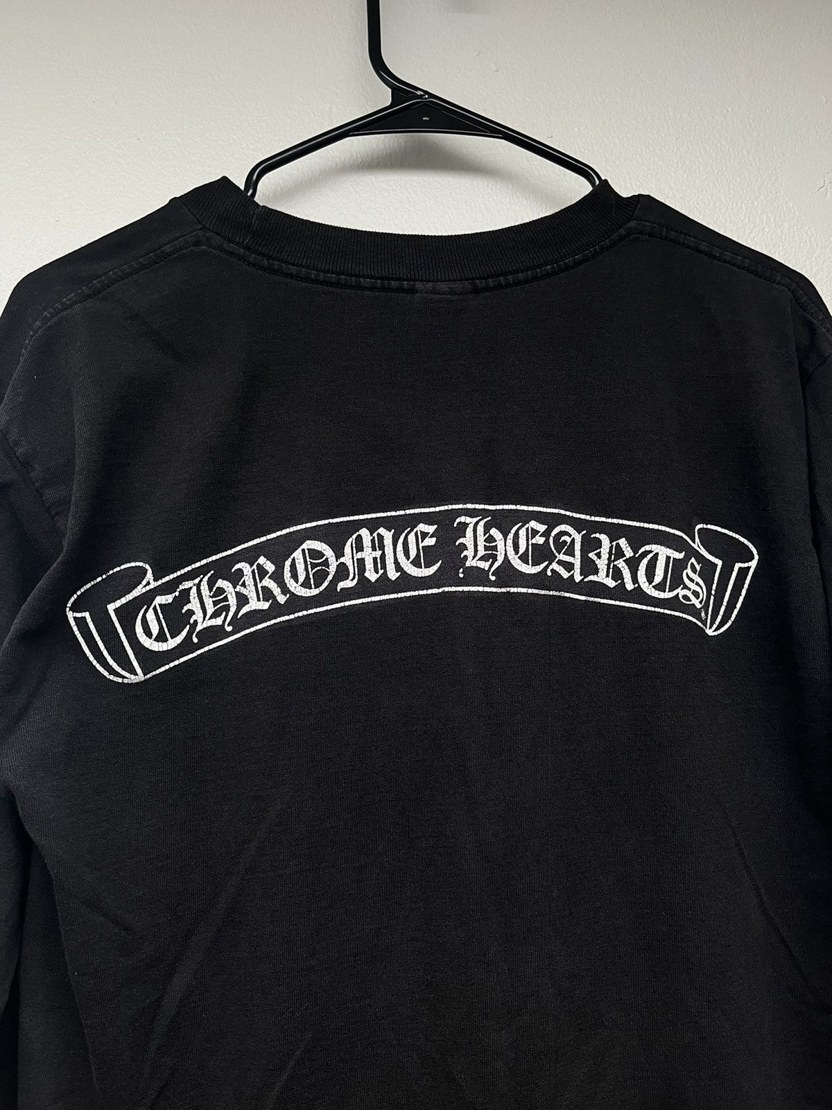 Chrome Hearts Chrome Hearts Scroll Logo Lucky Patch Cross Hit Longsleeve Size US M / EU 48-50 / 2 - 6 Thumbnail