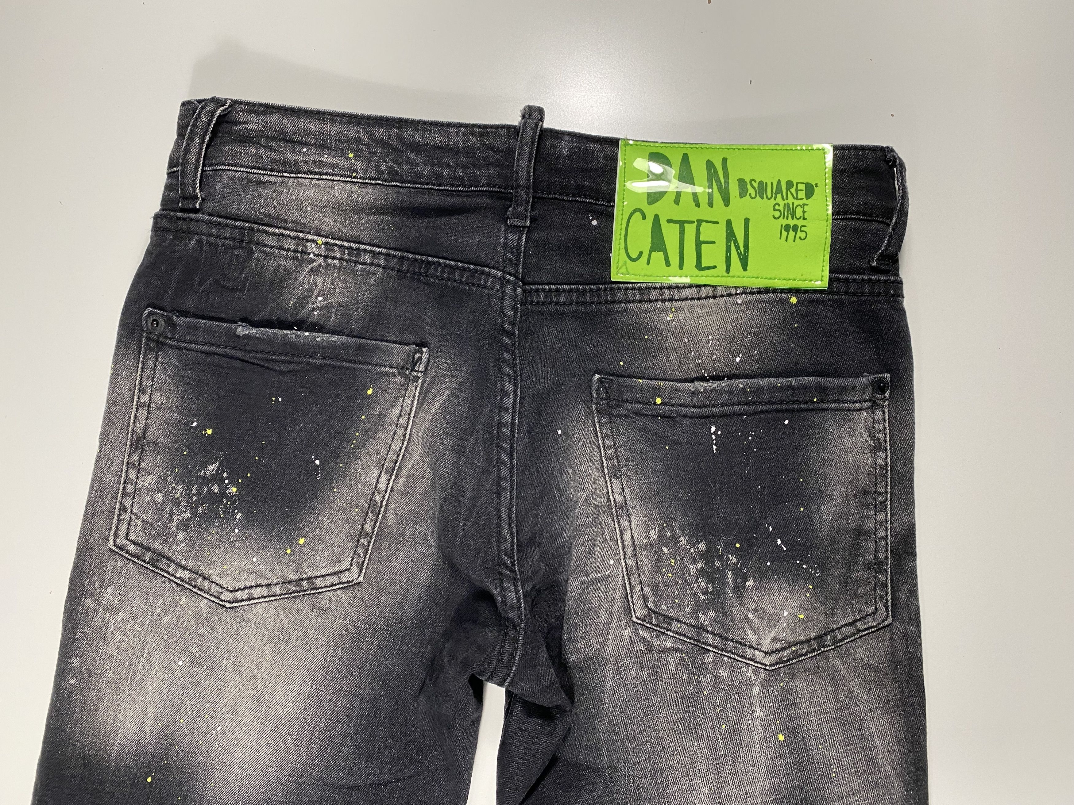 Dsquared2 Dsquared2 Dan Caten Distressed Cool Guy Jeans Black 31x32 Size US 31 - 7 Thumbnail