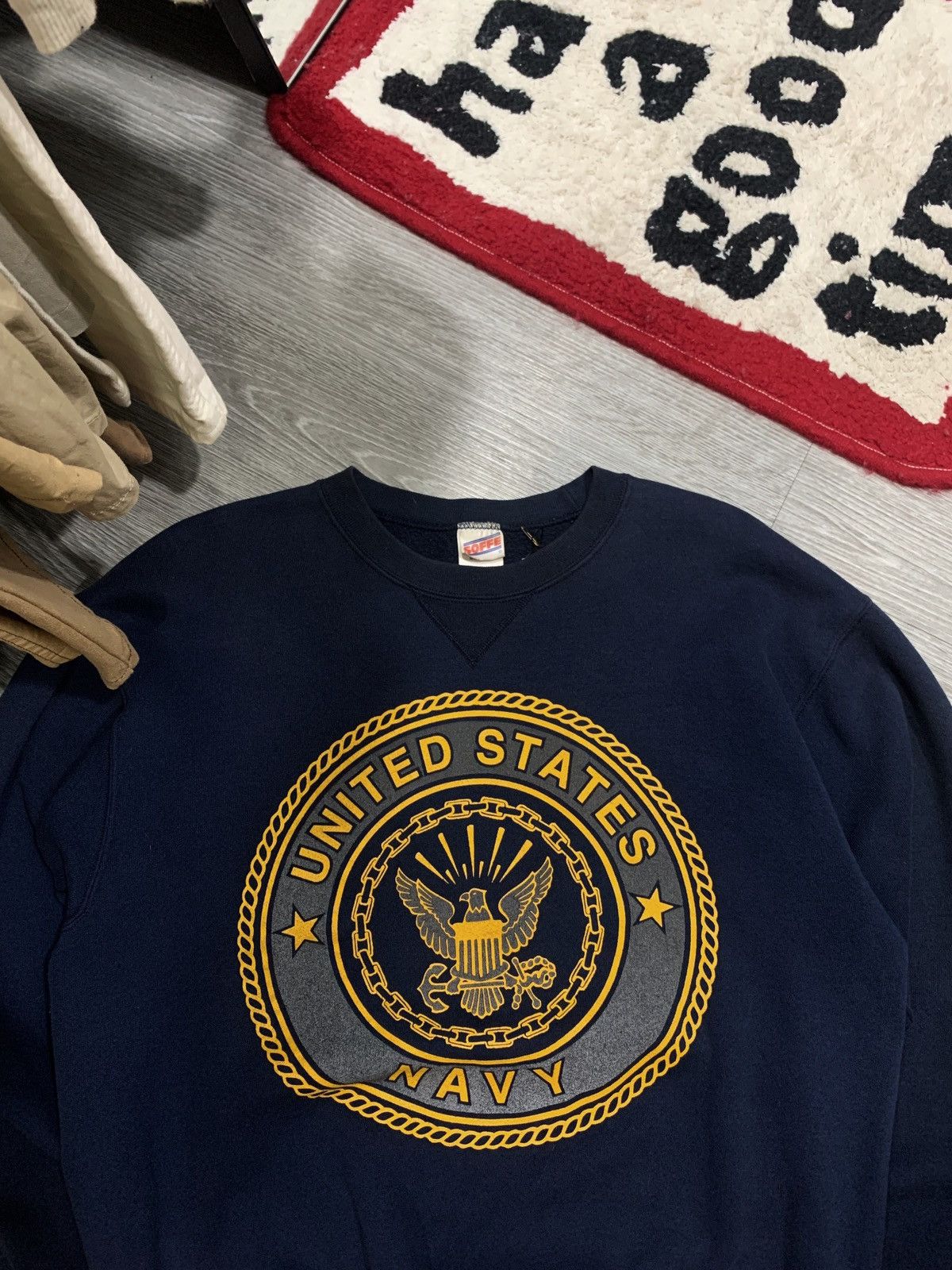 Soffe SOFFE United State Navy Sweatshirt Size US M / EU 48-50 / 2 - 2 Thumbnail