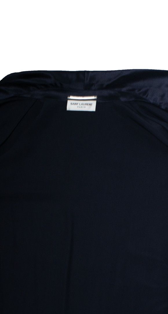 Saint Laurent Paris Saint Laurent, blue silk kimono 2022 Size US M / EU 48-50 / 2 - 5 Thumbnail