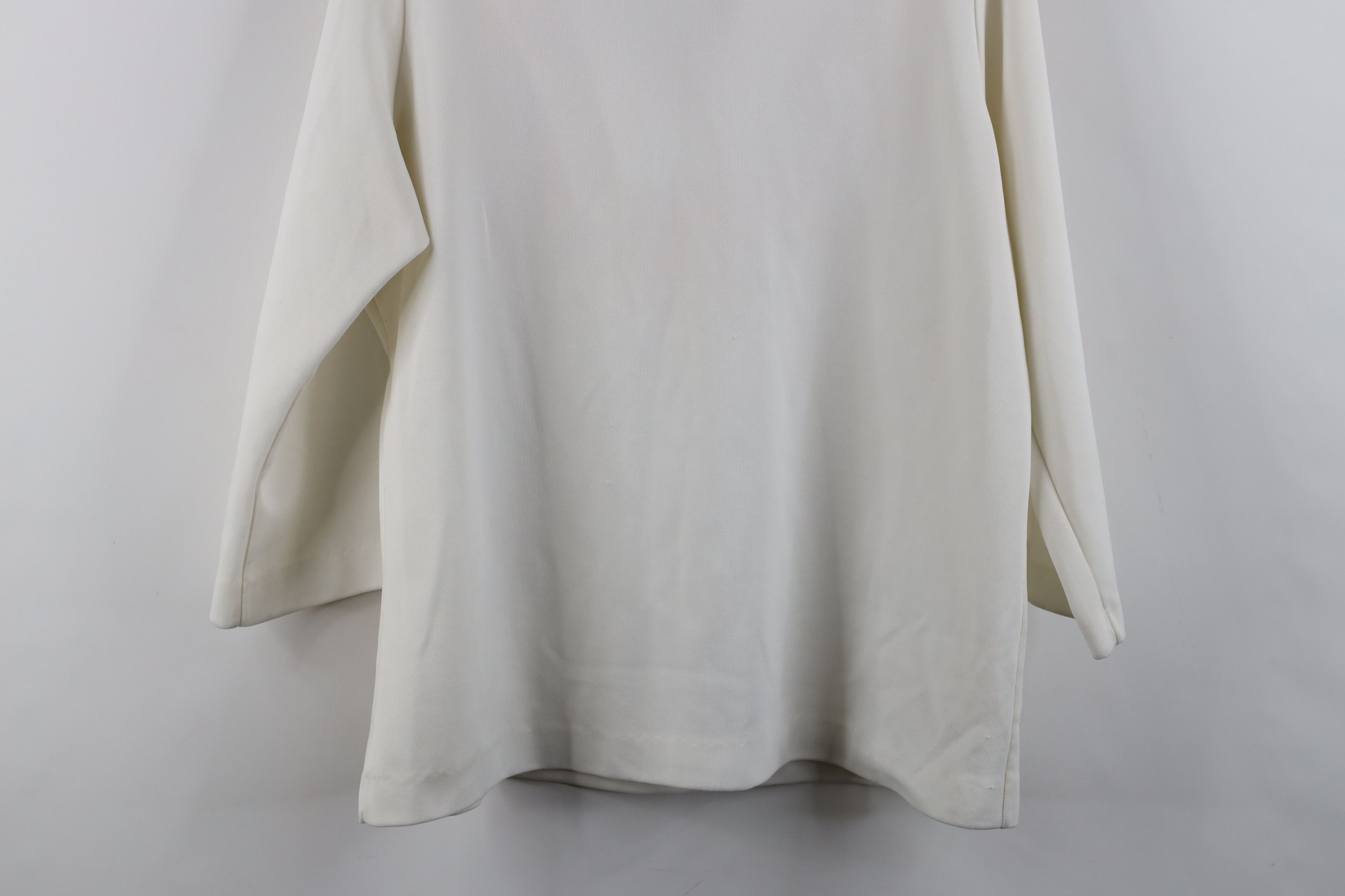 Vintage Vintage 70s Mid Century Modern MCM Knit Collared Shirt Size L / US 10 / IT 46 - 14 Thumbnail