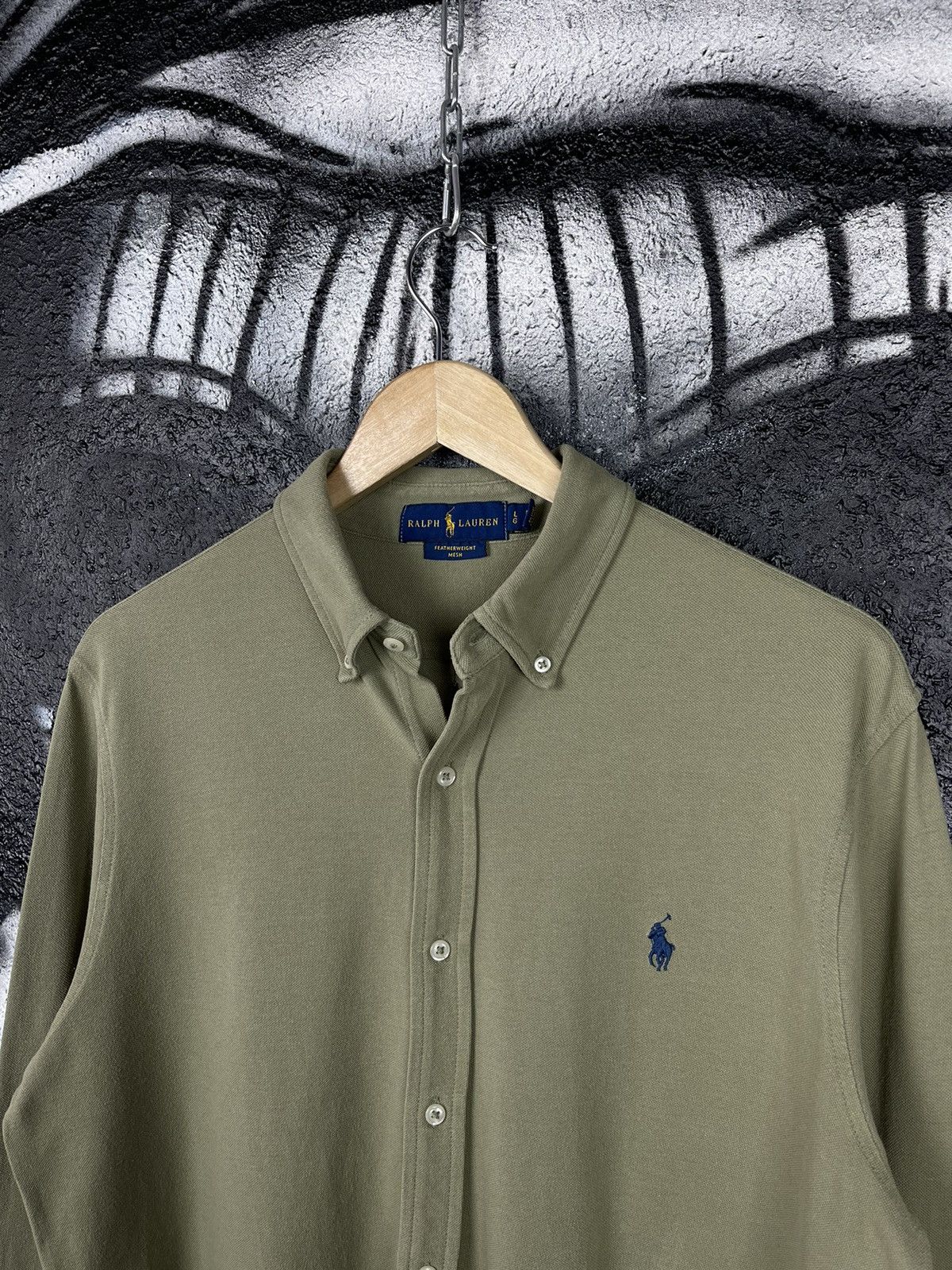 Polo Ralph Lauren Ralph Lauren Featherweight Mesh Shirt Men’s Size L Size US L / EU 52-54 / 3 - 3 Thumbnail