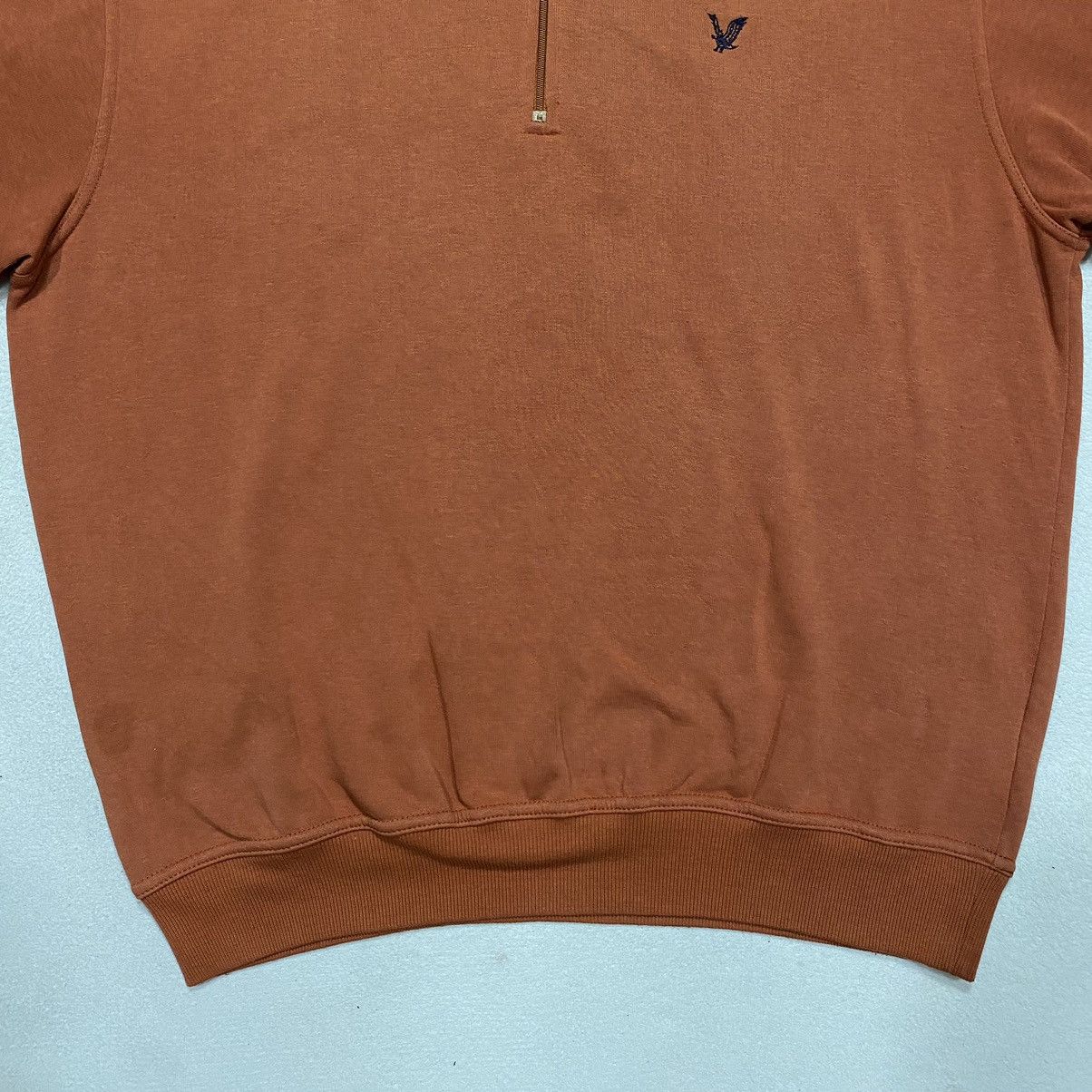 Japanese Brand × Lyle & Scott LYLE & SCOTT Embroidered Logo 1/4 Zipper Sweatshirt Size US XL / EU 56 / 4 - 3 Thumbnail
