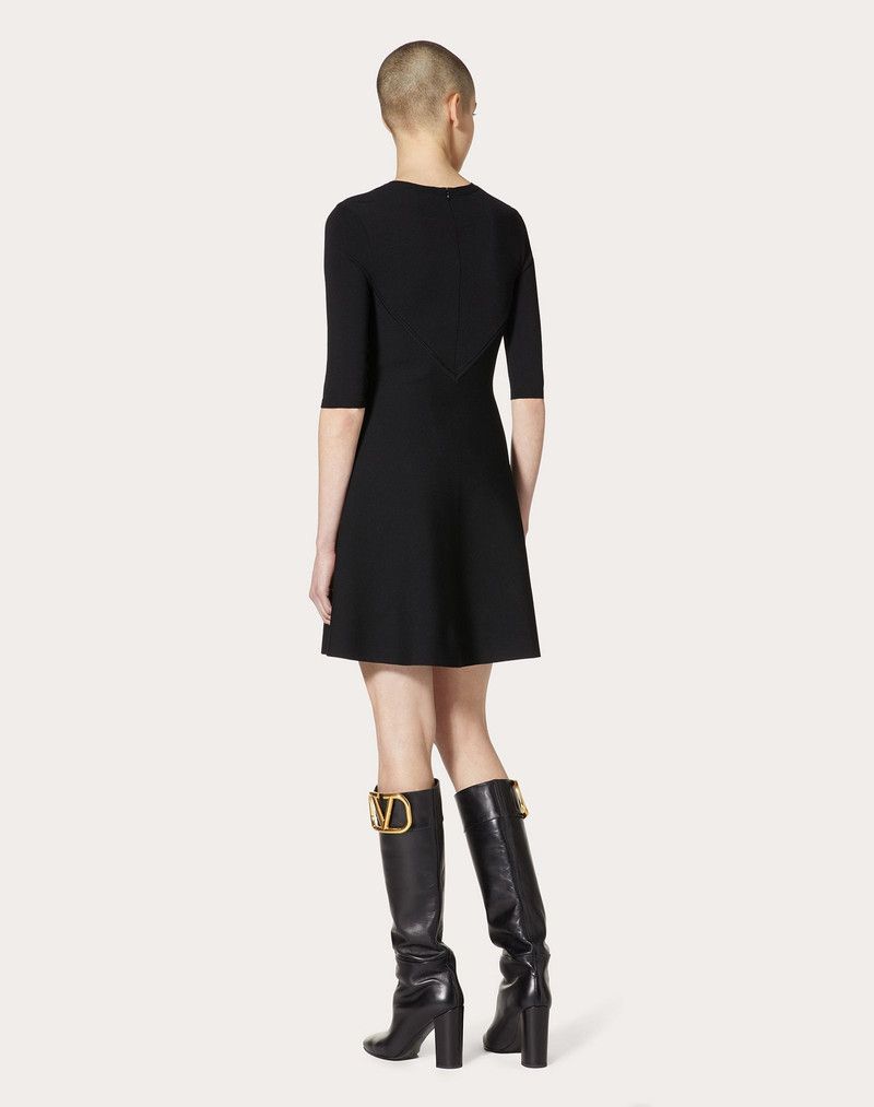 Valentino o1y0326 Mini Dress in Black Size M / US 6-8 / IT 42-44 - 5 Thumbnail