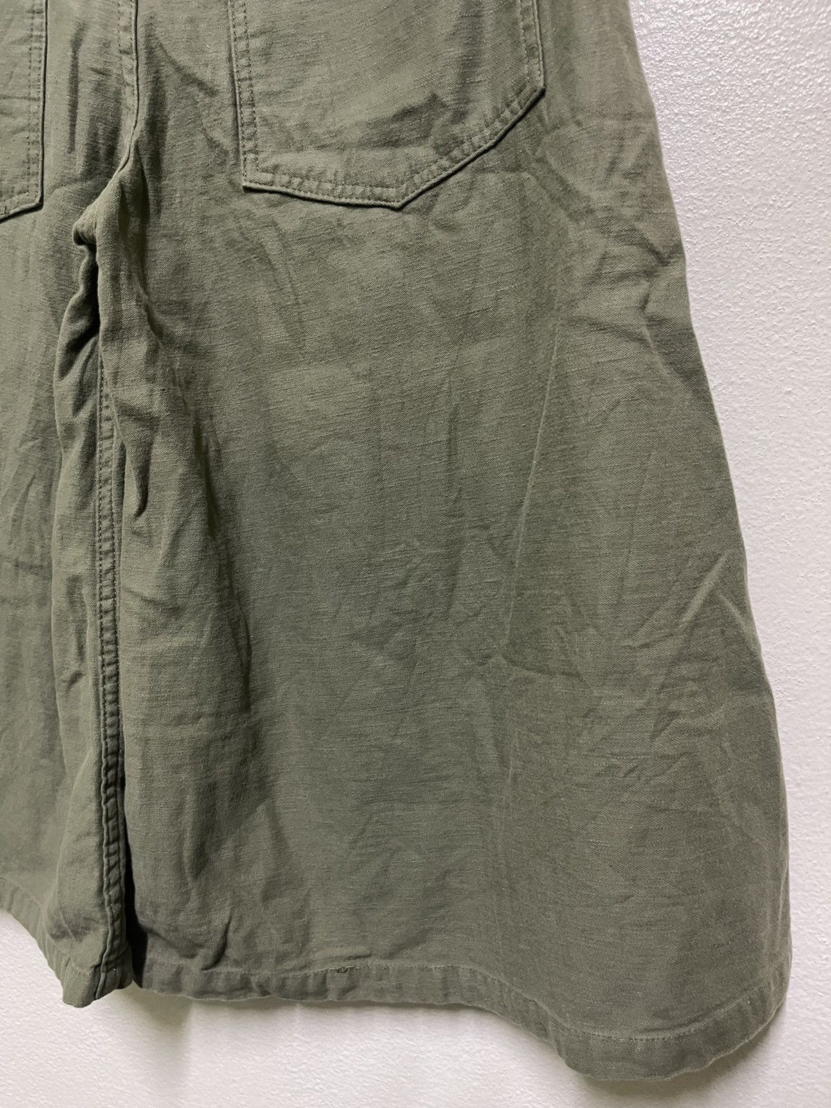 Beams Plus Beams Army Short Wide Leg Pants Size 28" / US 6 / IT 42 - 12 Thumbnail