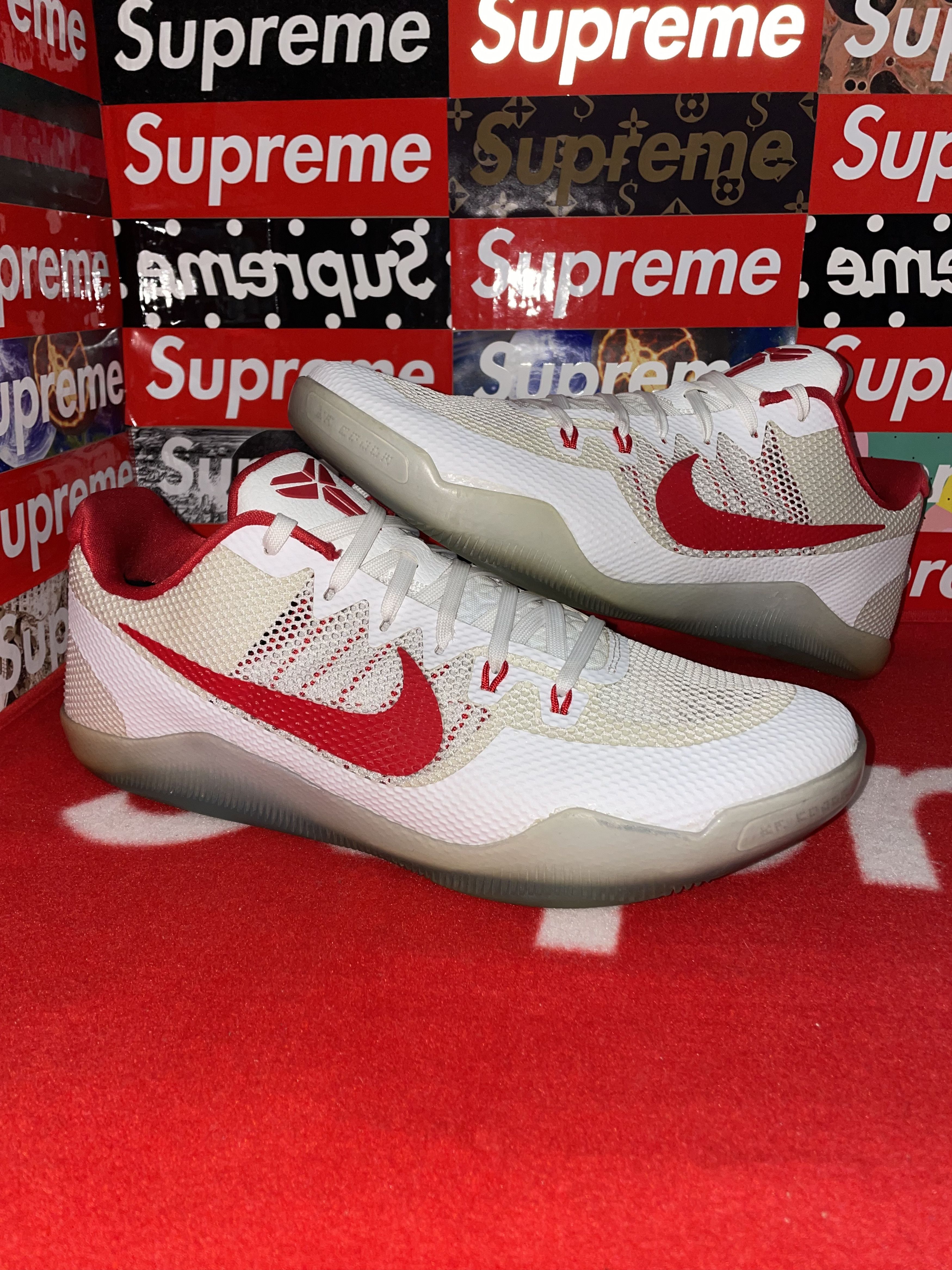 Nike Nike Kobe 11 TB “White Gym Red” 856485-161 size 14 Size US 14 / EU 47 - 1 Thumbnail