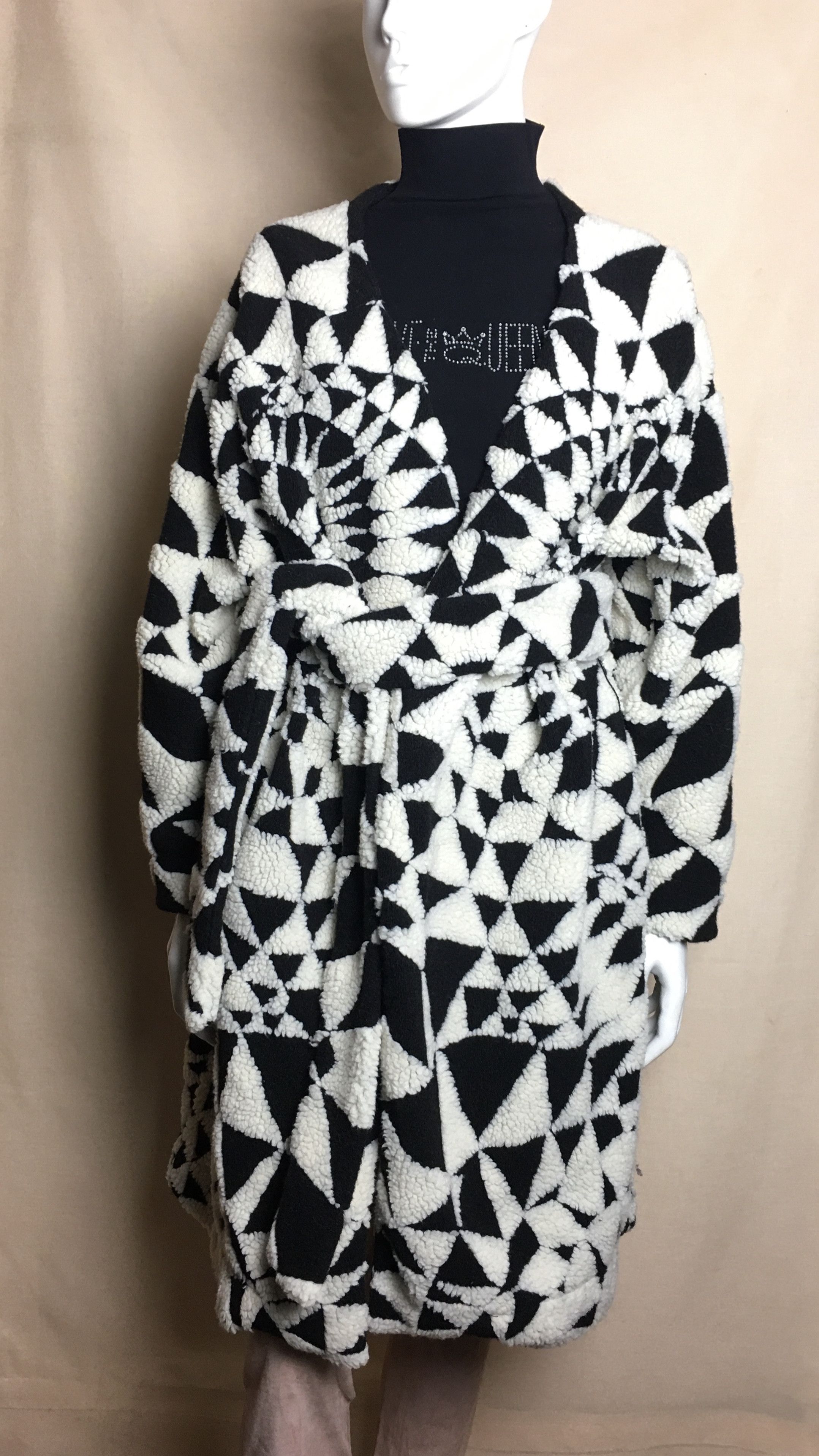 Farm Rio FARM Rio Heart Deco Belted Coat Cardigan Size XS Size XS / US 0-2 / IT 36-38 - 5 Thumbnail