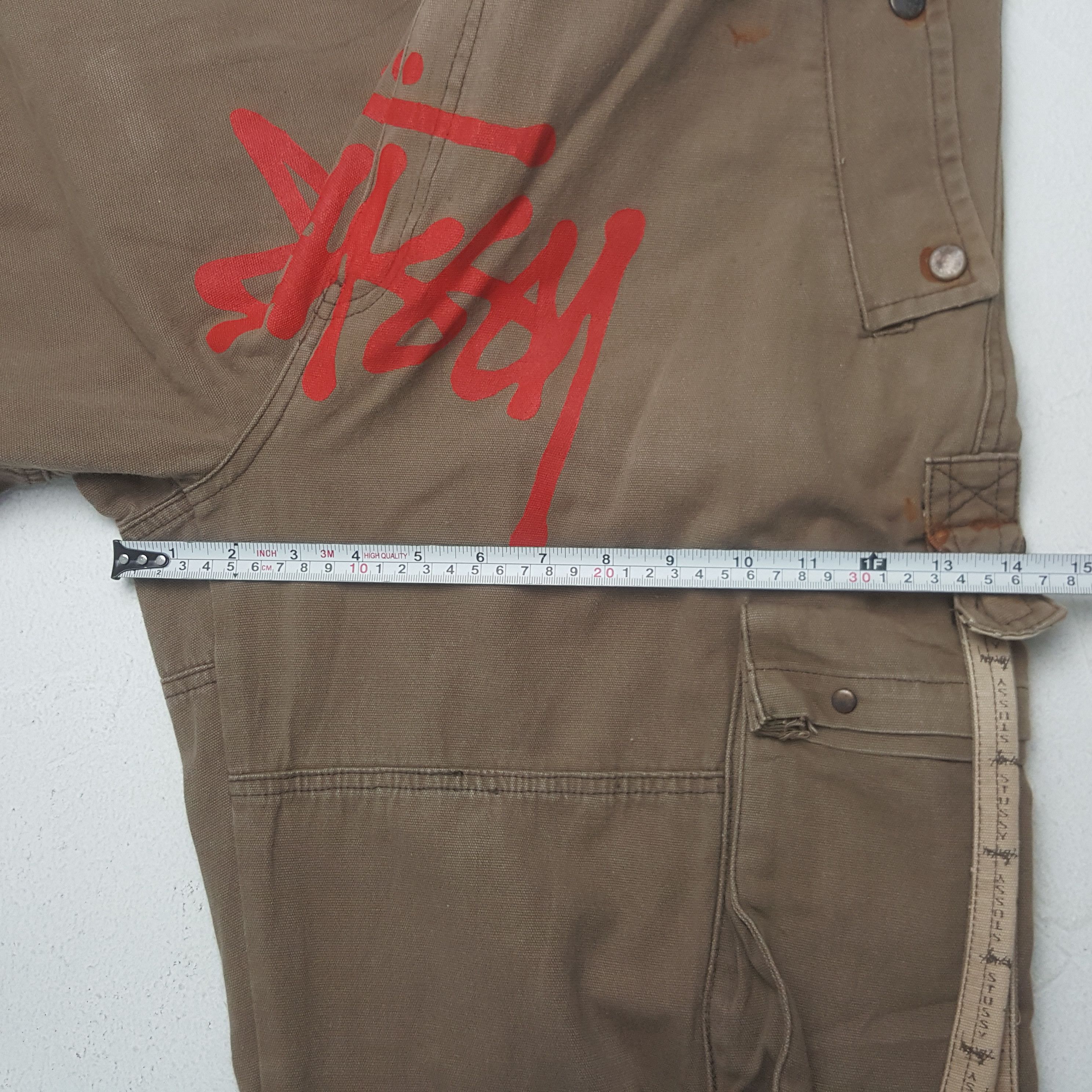 Stussy Vintage Stussy Streetwear Style Cargo Baggy Pants Size US 35 - 11 Thumbnail