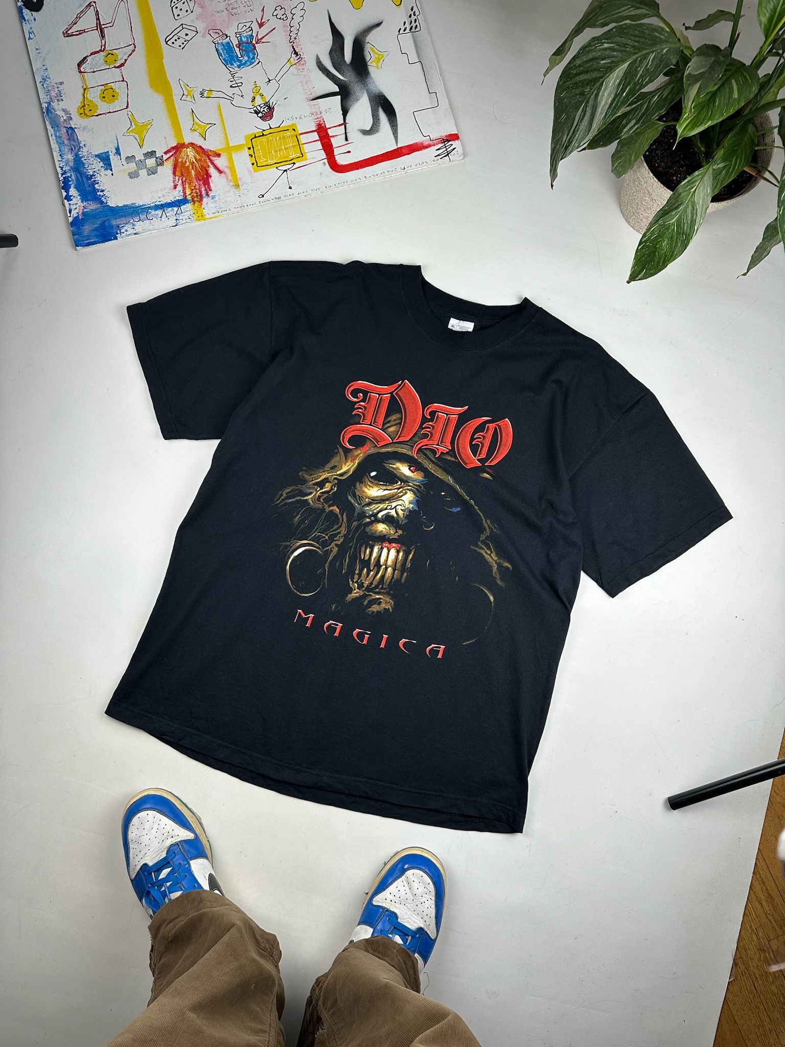 Band Tees Vintage Dio band tShirt tee metal Size US XL / EU 56 / 4 - 2 Thumbnail