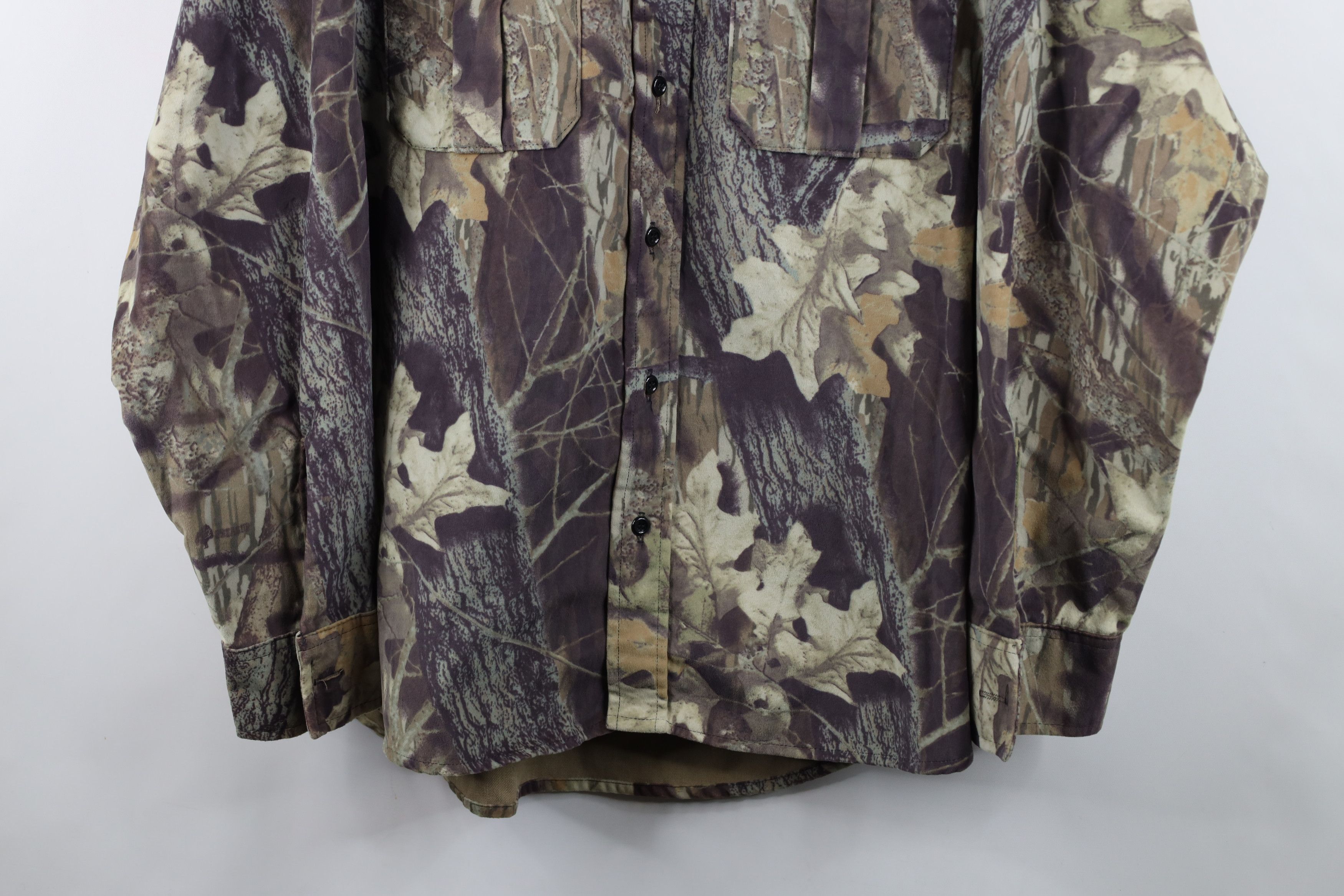 Vintage Vintage 90s Streetwear Camouflage Shirt Jacket Jac USA Size US XL / EU 56 / 4 - 3 Thumbnail