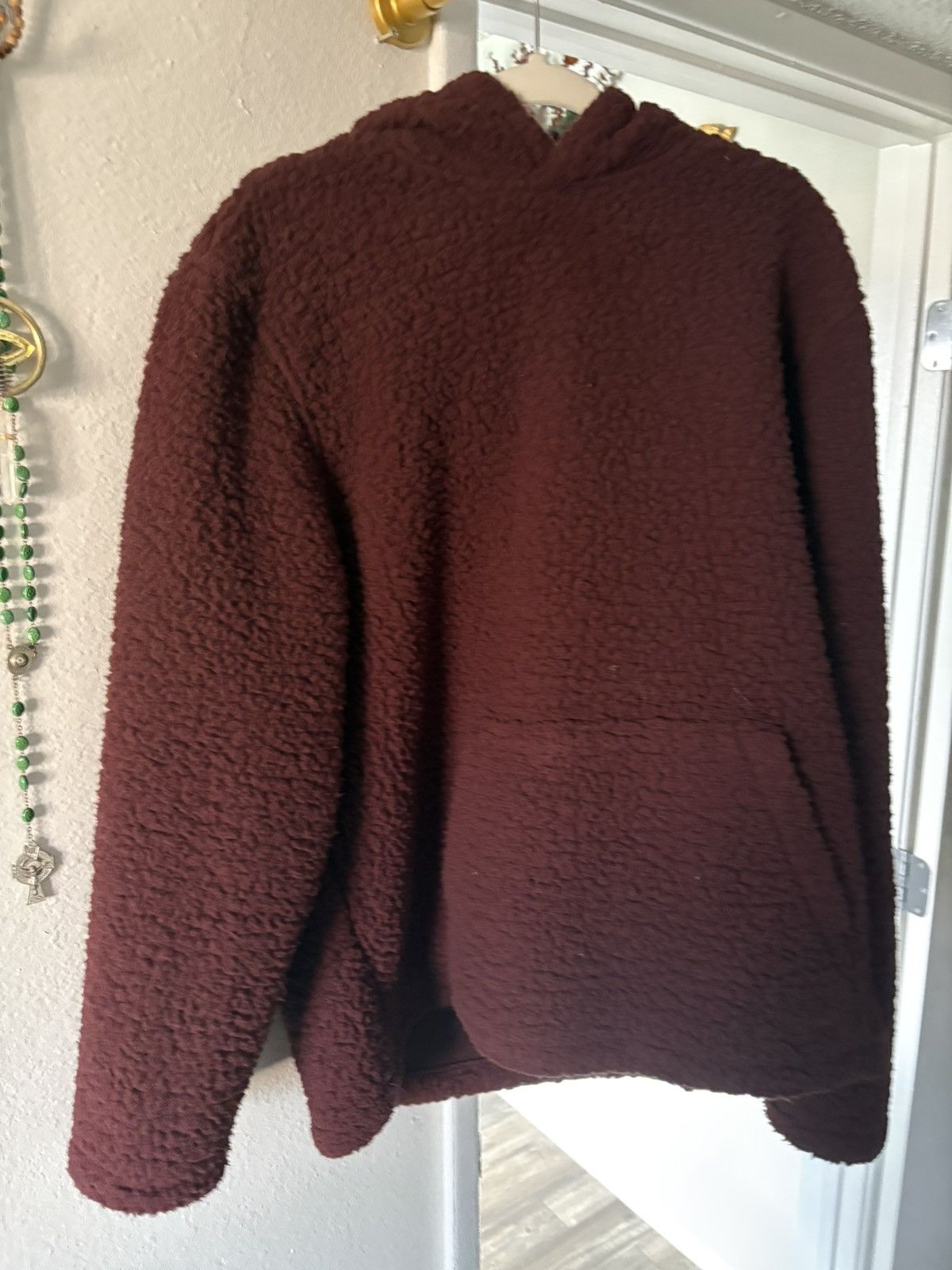 Taylor Stitch Taylor Stitch Fleece Hoodie — rust/oxblood. 44 (L). Size US L / EU 52-54 / 3 - 1 Thumbnail