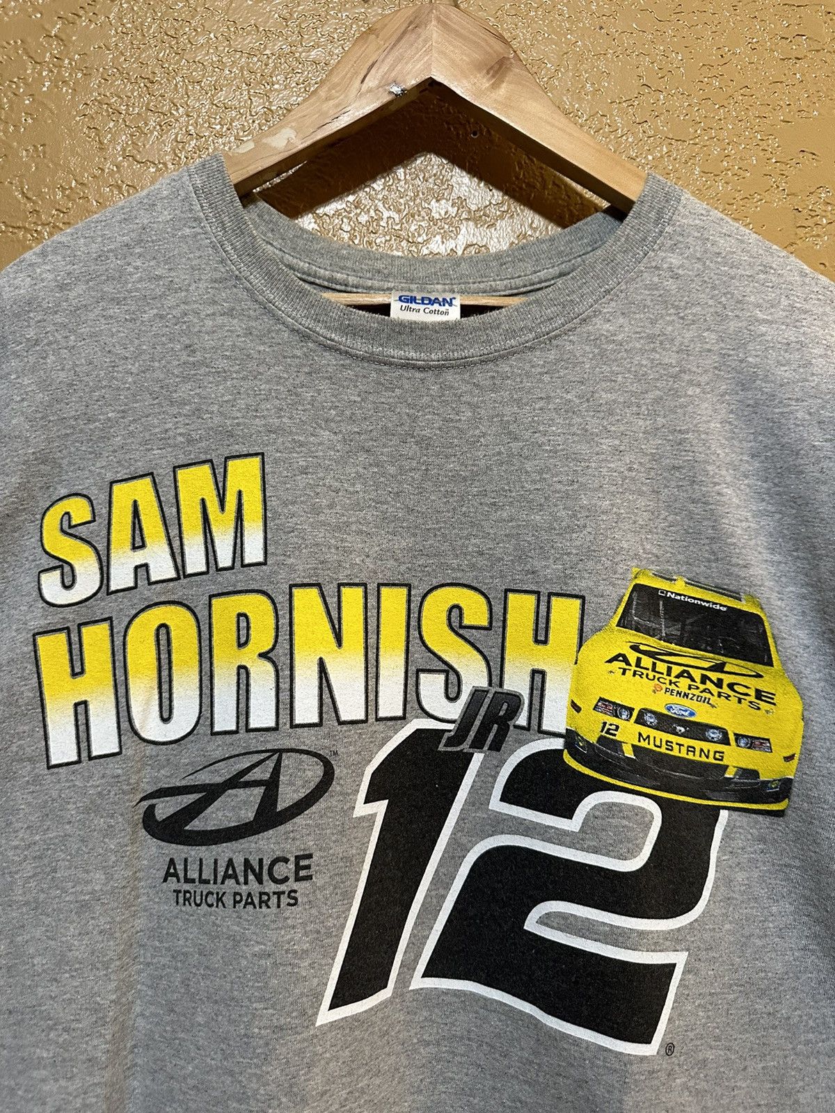 NASCAR × Vintage Vintage NASCAR Sam Hornish Jr Mustang Tee Large Size US L / EU 52-54 / 3 - 4 Thumbnail