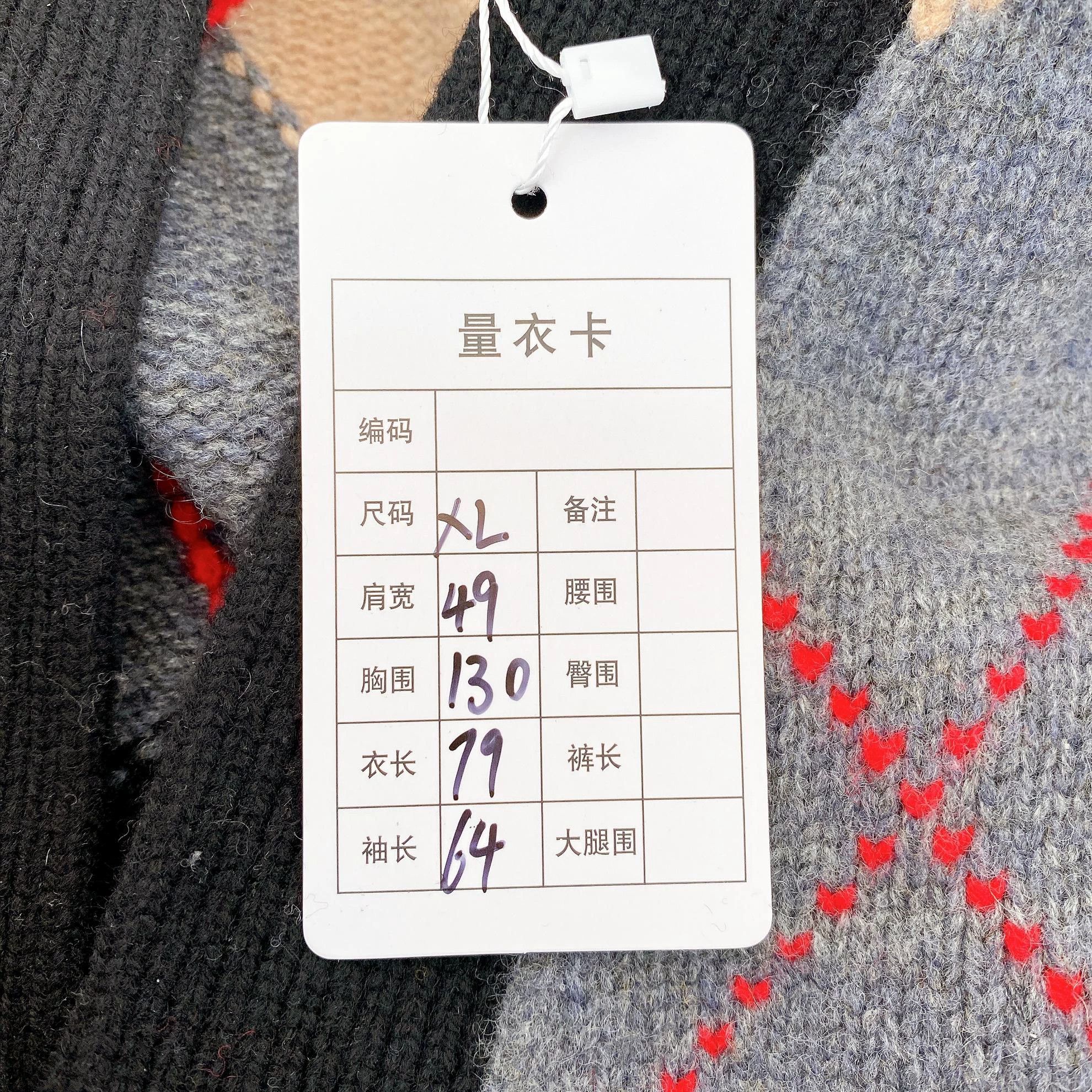Burberry Burberry color blocked check wool cardigan XL Size XL / US 12-14 / IT 48-50 - 9 Thumbnail