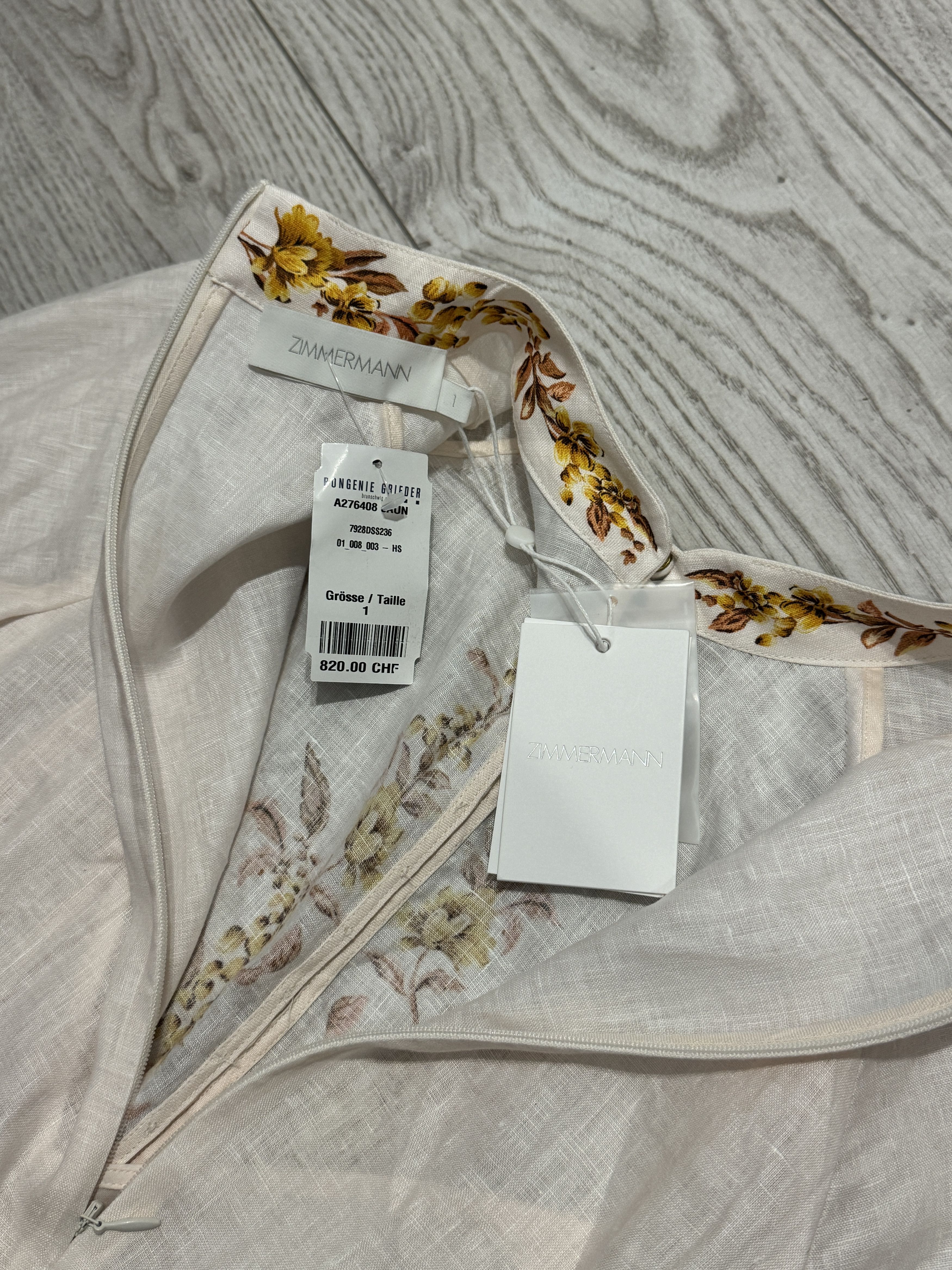 Zimmermann Zimmermann floral linen mini dress Size S / US 4 / IT 40 - 7 Thumbnail