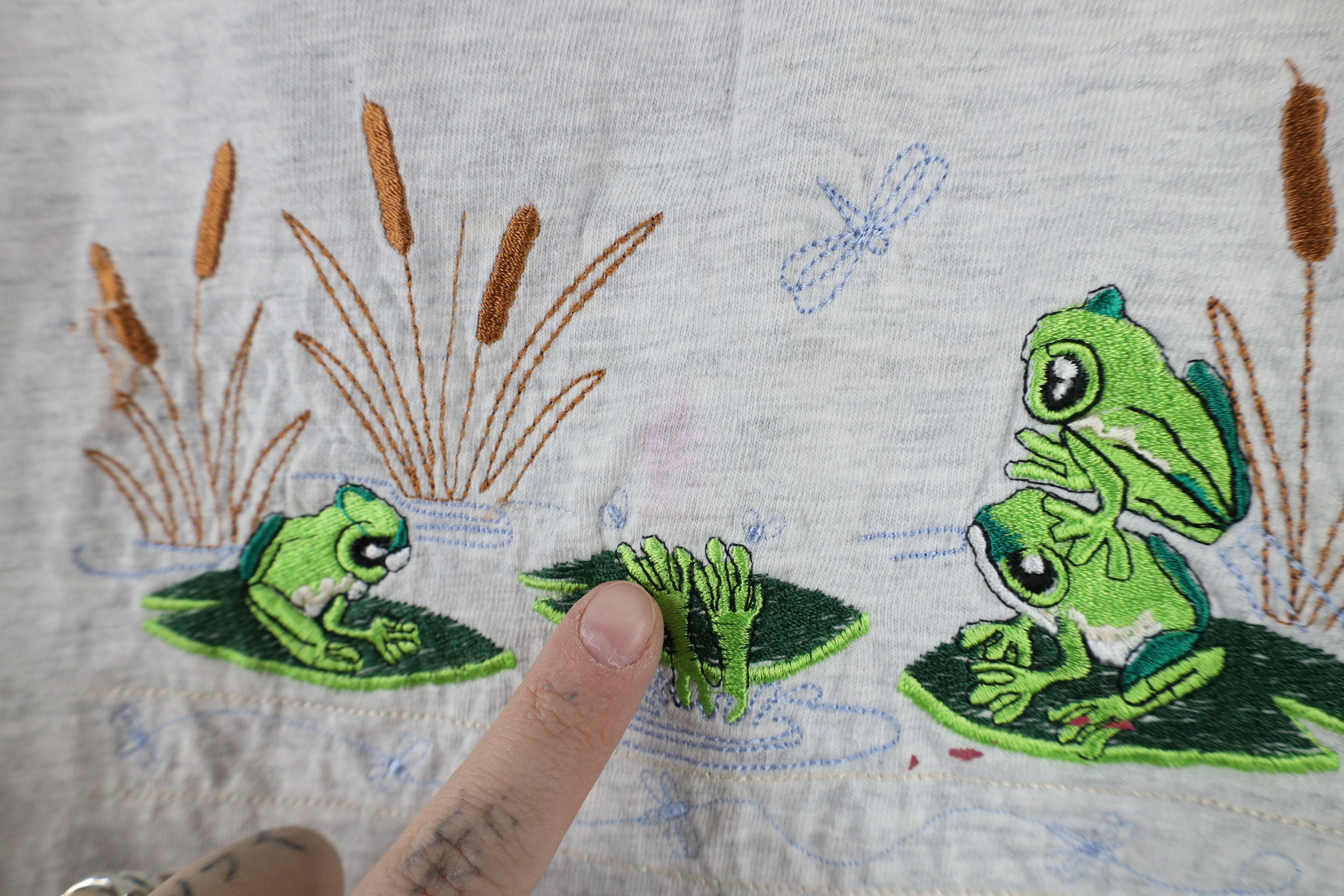 Vintage Vintage 90s Streetwear Frog Pond Short Sleeve T-Shirt USA Size L / US 10 / IT 46 - 6 Thumbnail