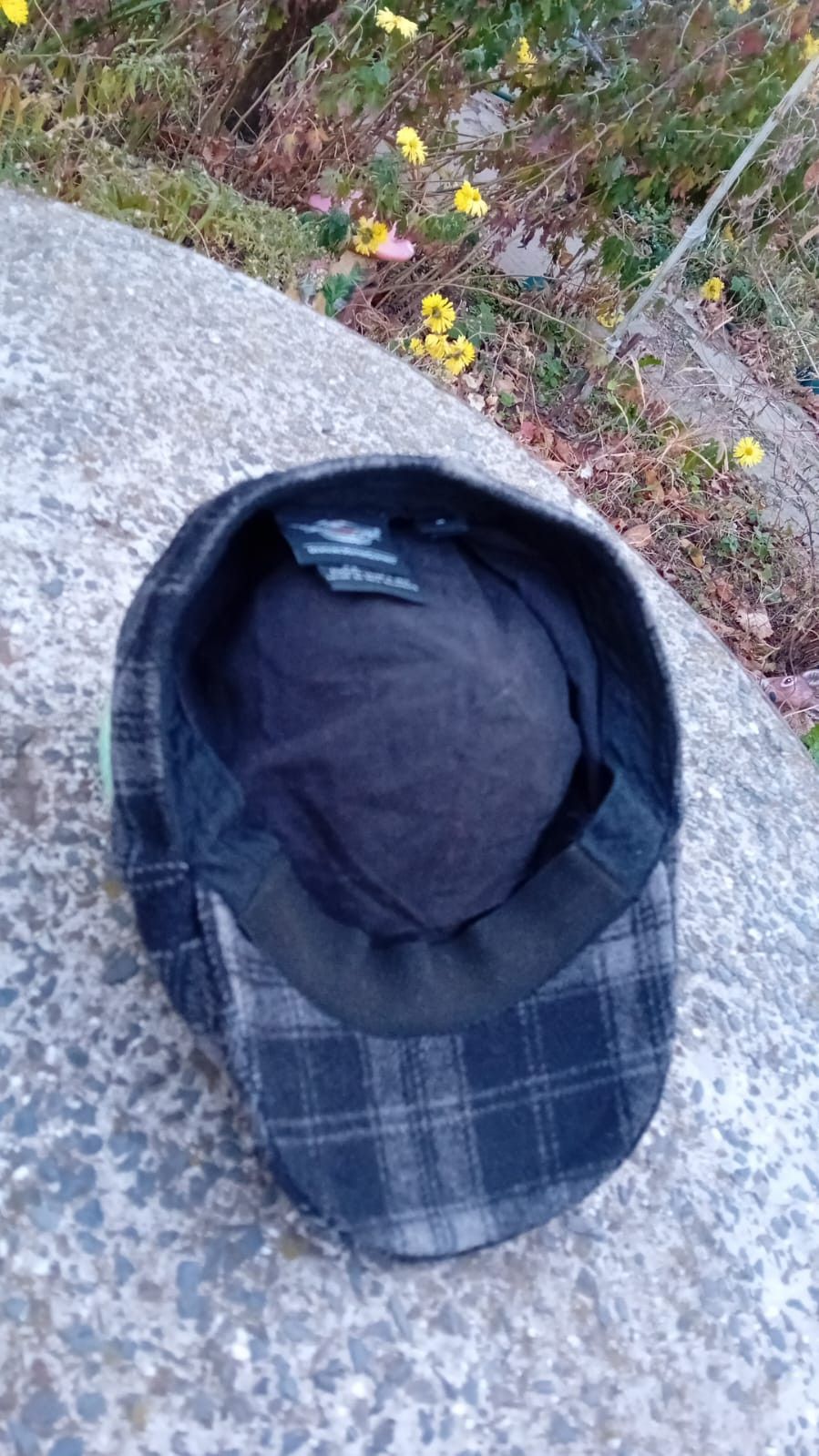 Harley Davidson Harley Davidson Flat Beret Plaid Newsboy Cabbie 2014 Hat szM Size ONE SIZE - 2 Thumbnail