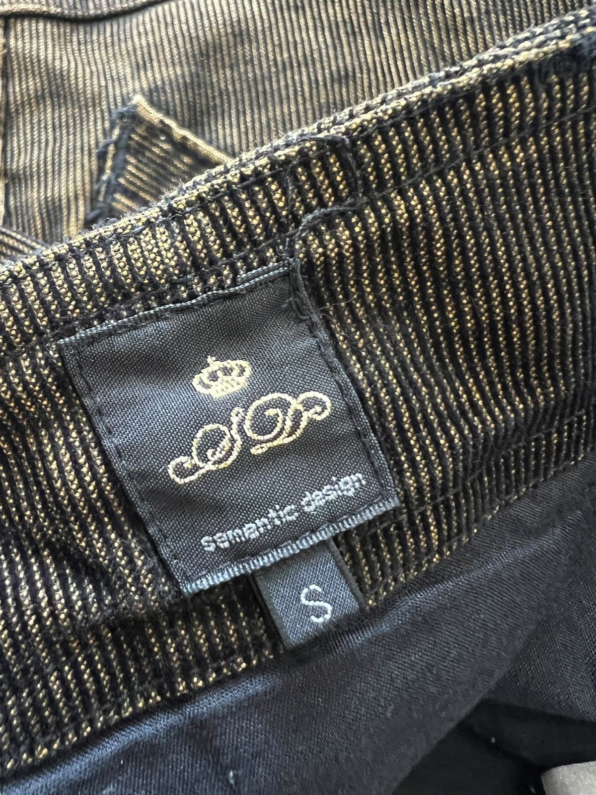 semanticdesign Semantic Design 2 Tone Corduroy Cargo Pants Size US 31 - 11 Thumbnail