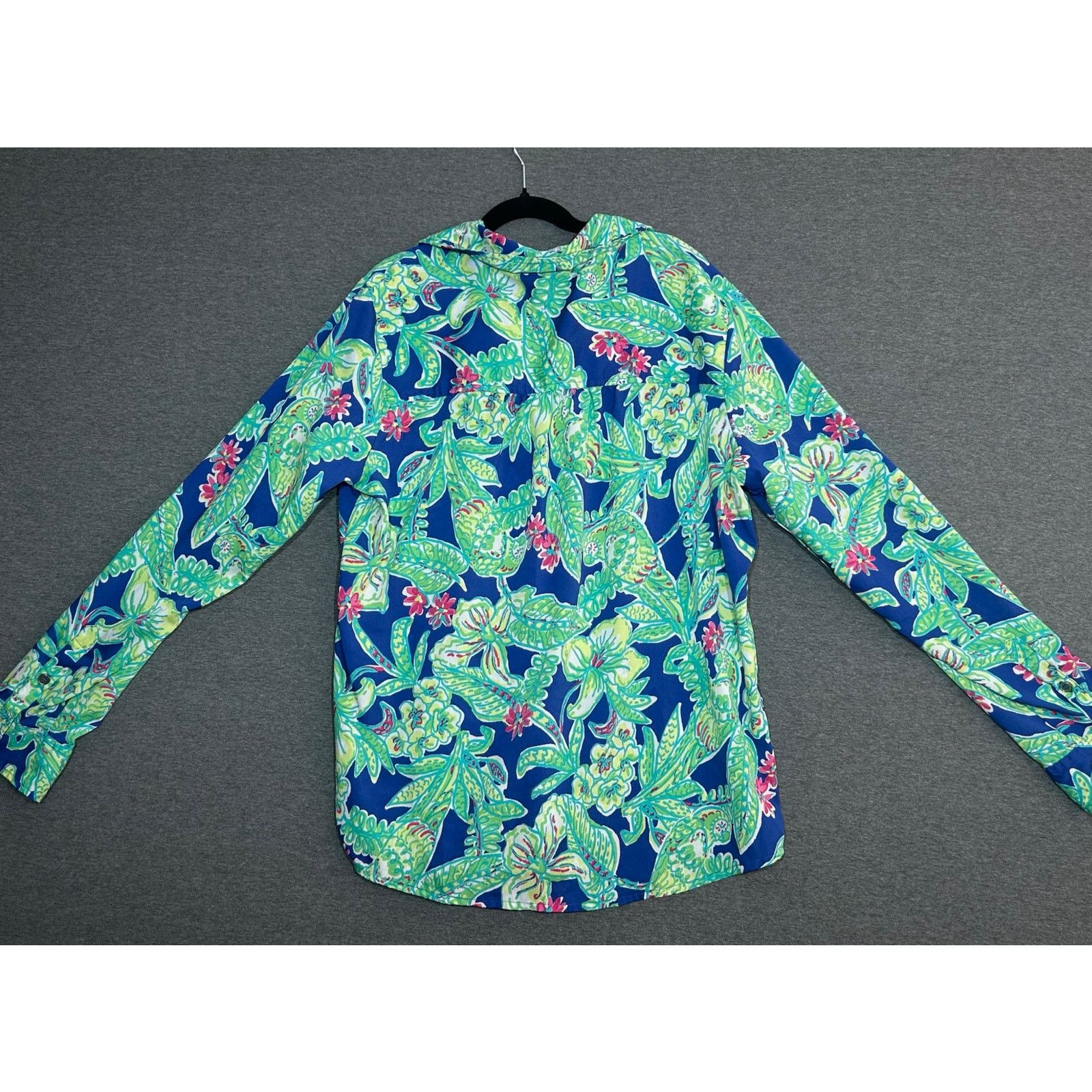 Other Caribbean Joe | Women's Floral Button Down Shirt | Medium Size M / US 6-8 / IT 42-44 - 2 Thumbnail