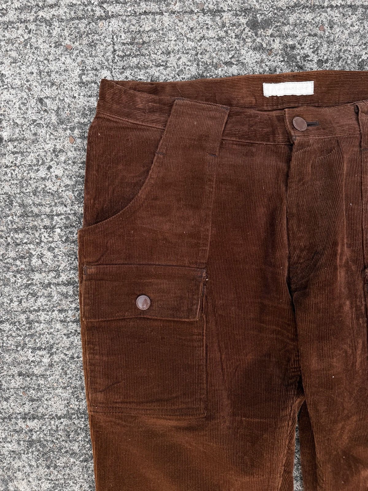 Number (N)ine Number (N)ine AW02 Nowhere man Multi-pocket Corduroy Pants Size US 30 / EU 46 - 6 Thumbnail