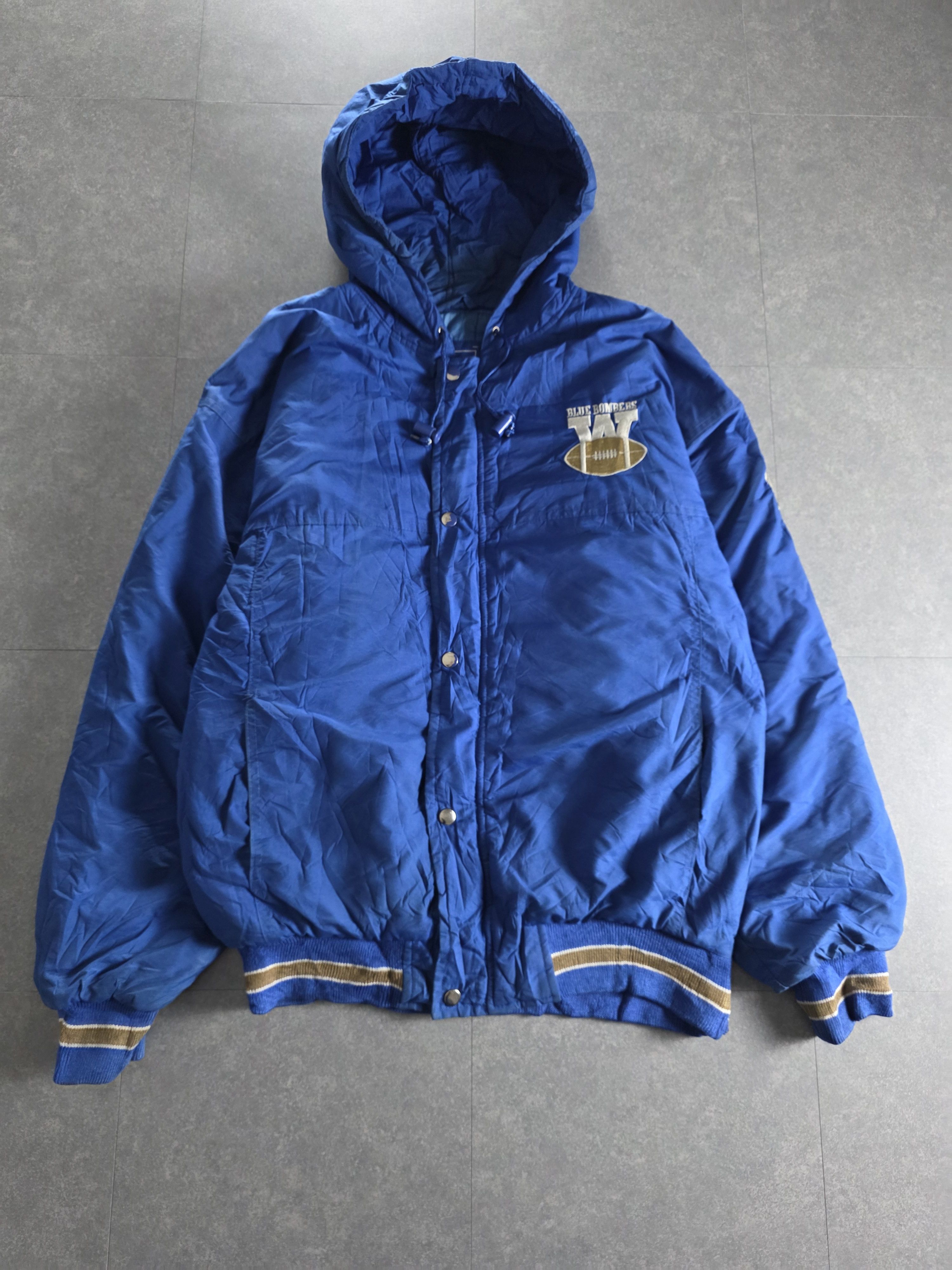 Starter Vintage Starter Winnipeg Blue Bombers CFL Jacket Anni 90 Size US S / EU 44-46 / 1 - 3 Thumbnail