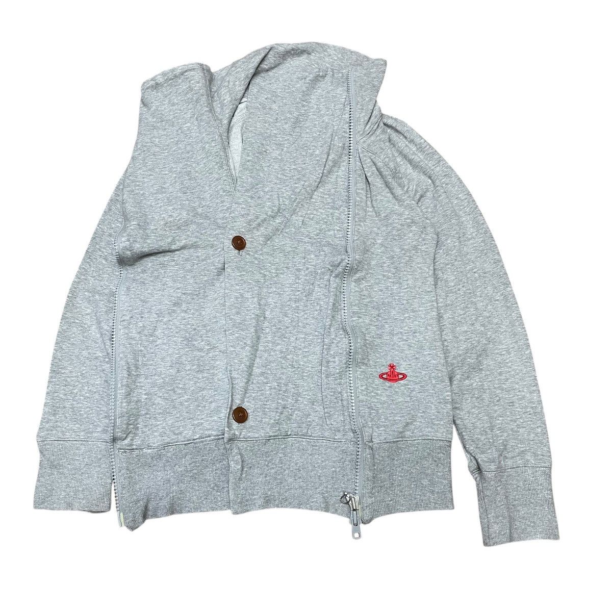 Vivienne Westwood Vivienne Westwood Assymetric Zipper Sweatershirt Size M / US 6-8 / IT 42-44 - 2 Thumbnail