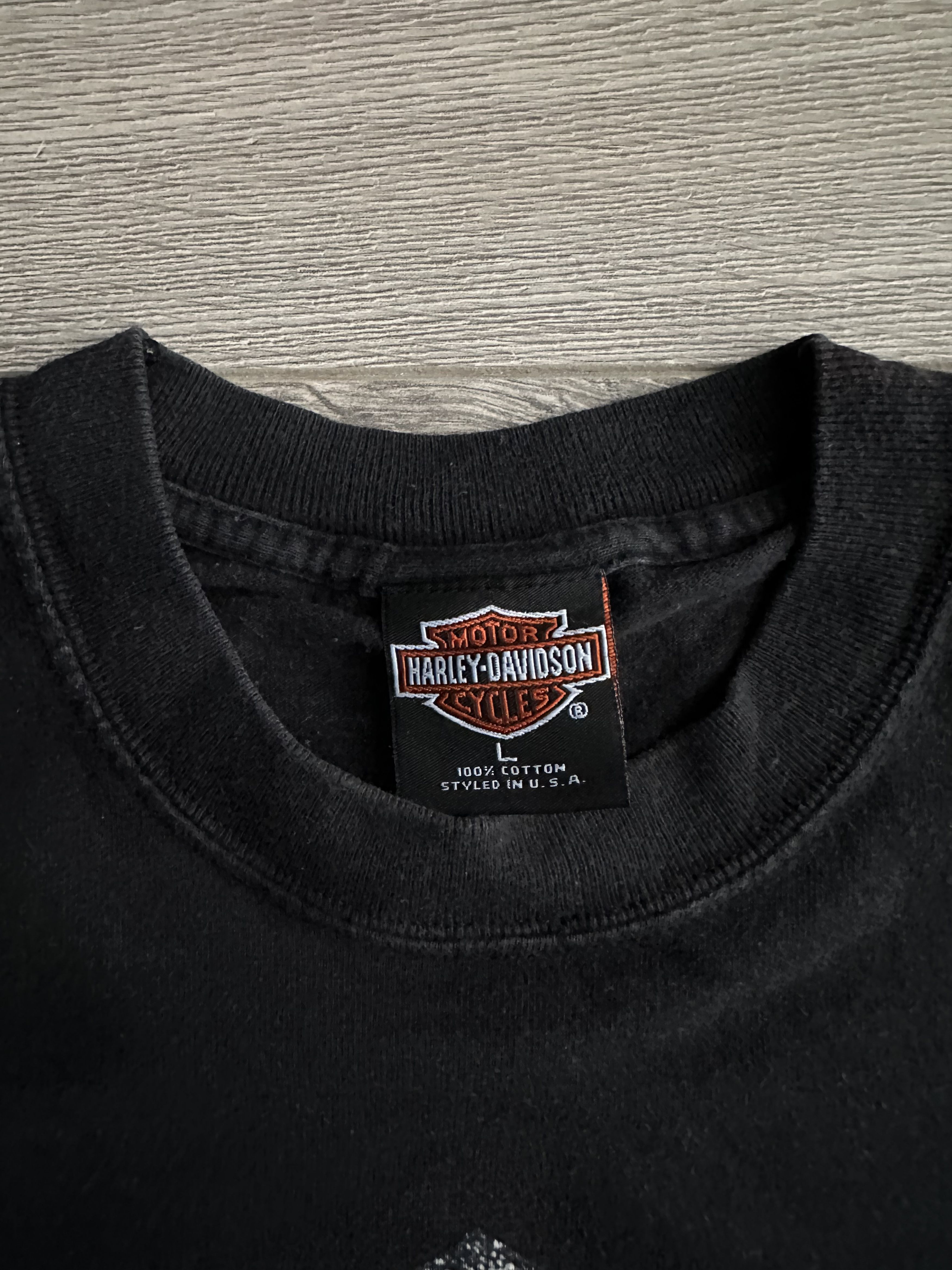 Harley Davidson × Vintage Harley Davidson 1998 vintage t shirt Size US L / EU 52-54 / 3 - 3 Thumbnail