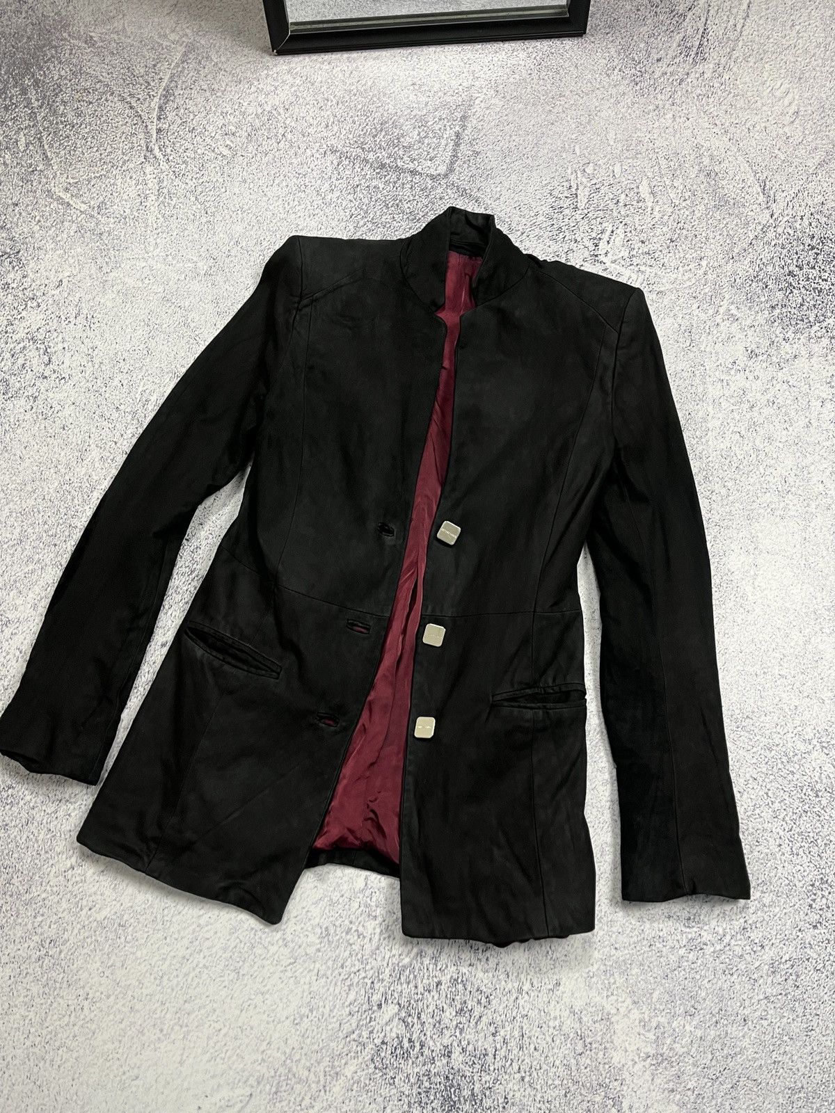 Bottega Veneta Bottega Veneta Women’s Blazer Black Leather Jacket Rare Size M / US 6-8 / IT 42-44 - 11 Thumbnail