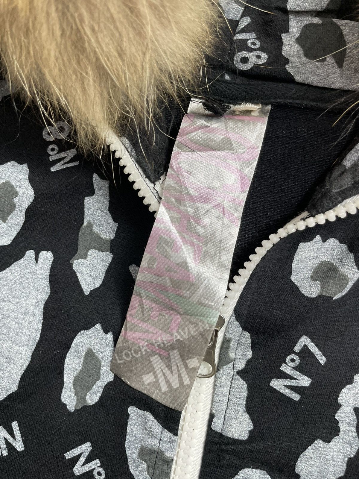 Hysteric Glamour Lock Heaven Zip Fur Hoodie Leopard Style Size US L / EU 52-54 / 3 - 5 Thumbnail